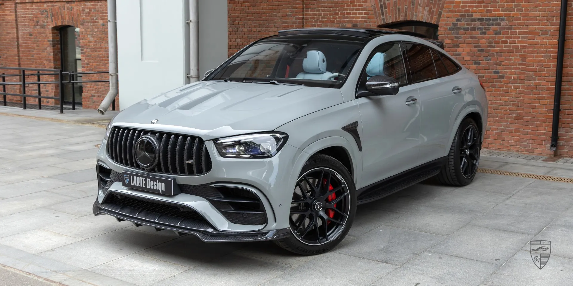 Carbon fiber body kit transforms facelift luxury car — custom aggressive styling, premium finish