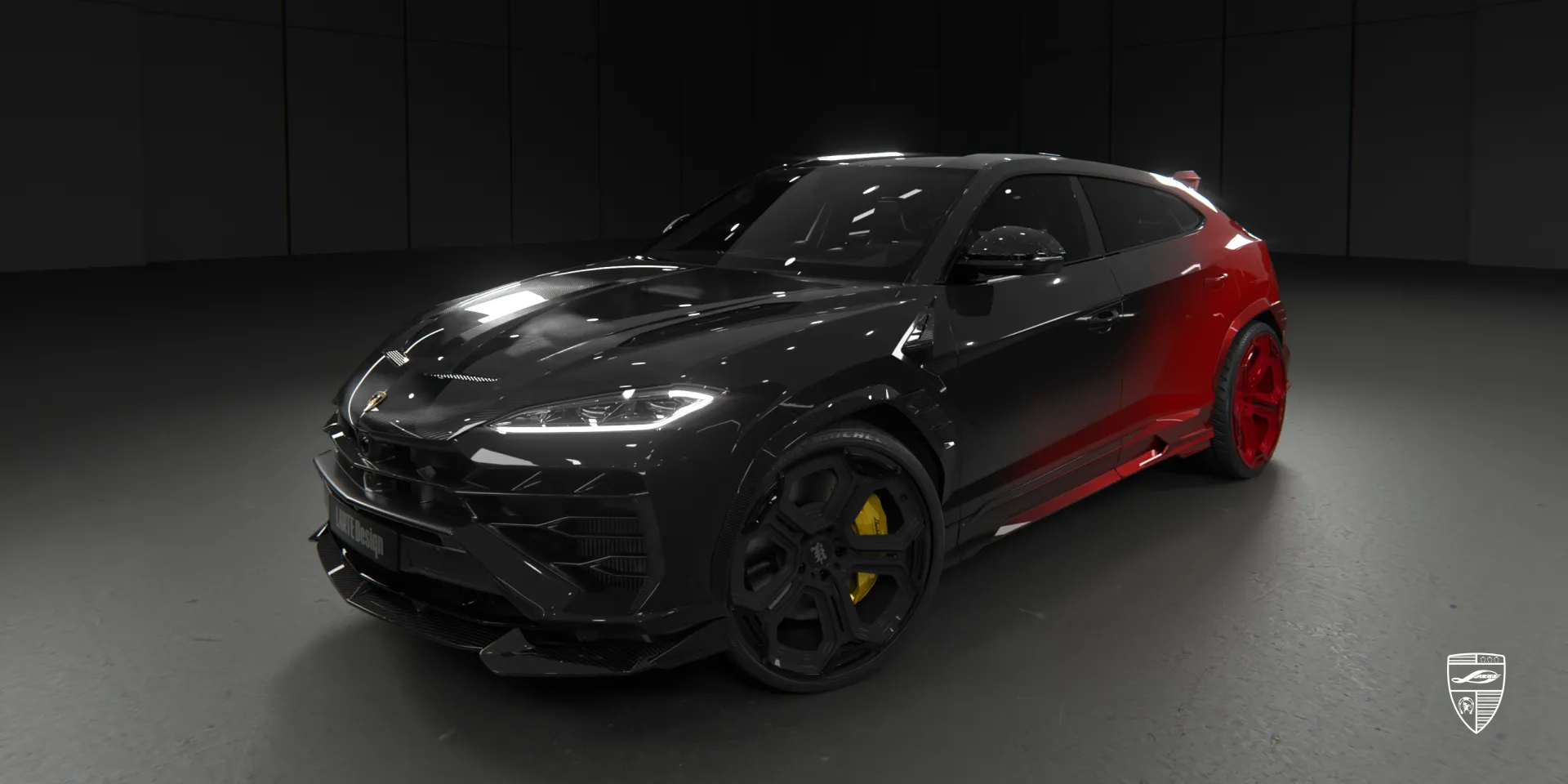 Widebody upgrade for Lamborghini Urus SE highlighting expanded wheel arches and muscular silhouette