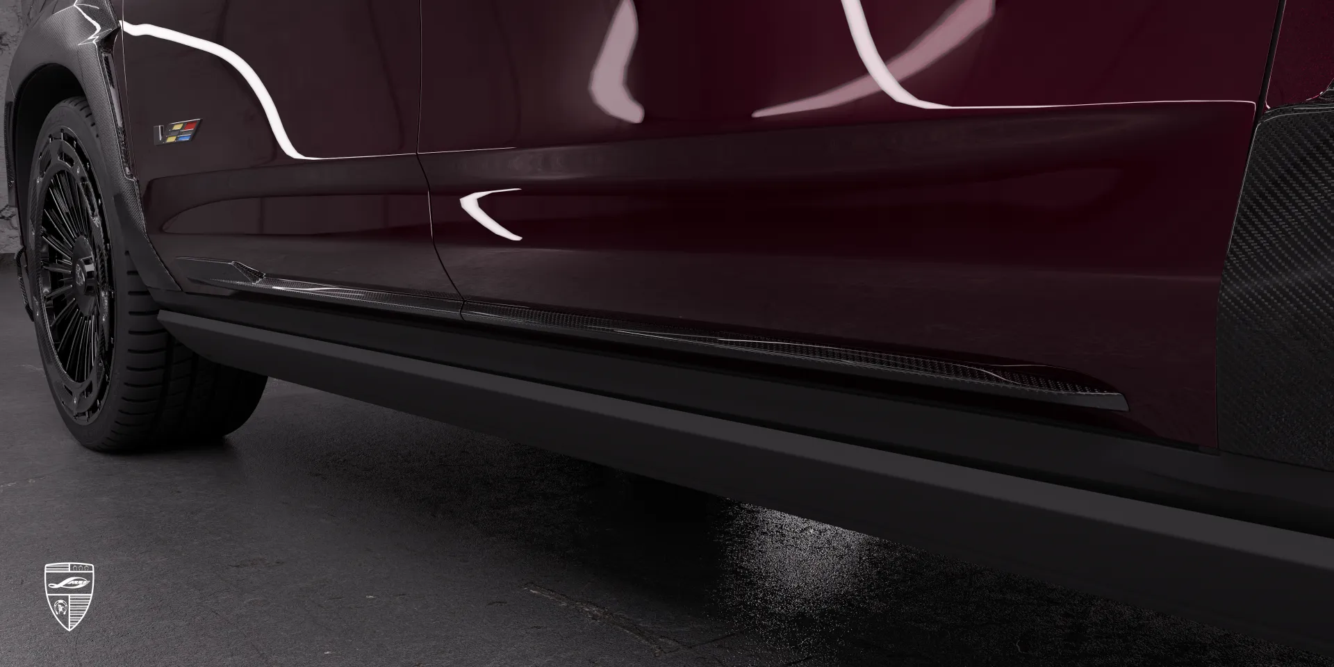 Cadillac Escalade‑V ESV Facelift‑Karosserieset bietet exklusives Escalade‑V‑Styling