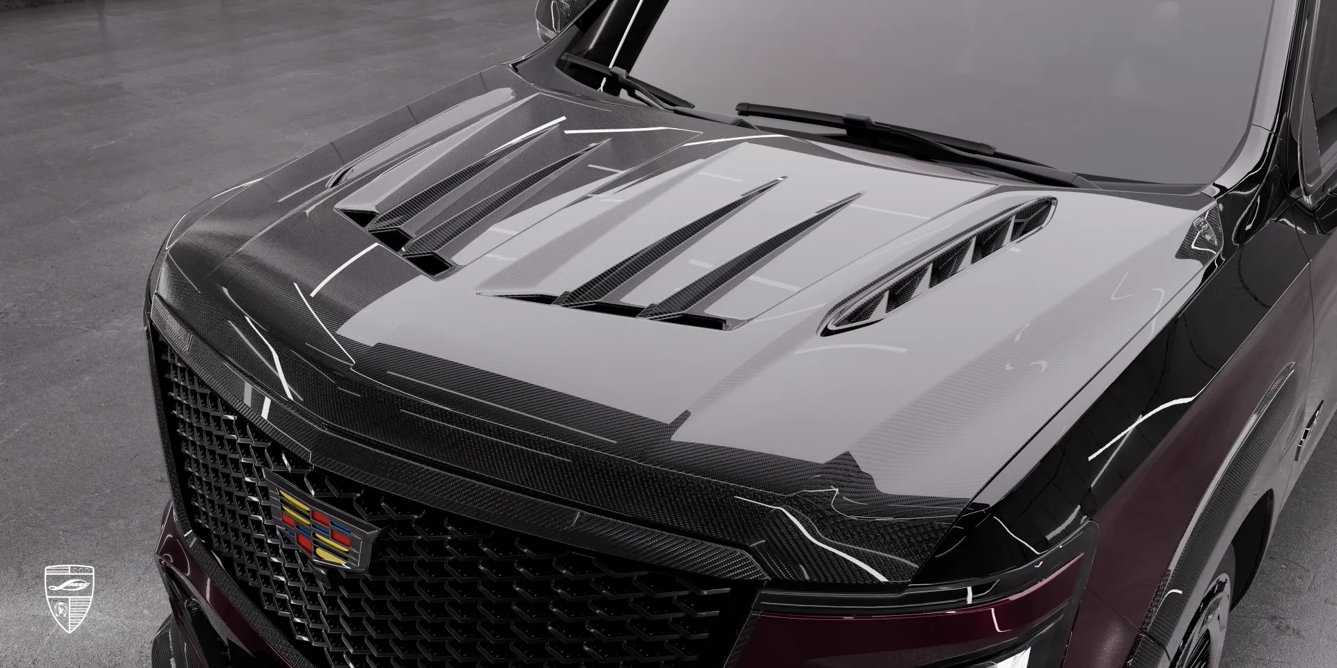 2026 Cadillac Escalade‑V ESV Facelift‑Karosserieset: VIP‑Escalade‑V‑ESV‑Edition‑Styling