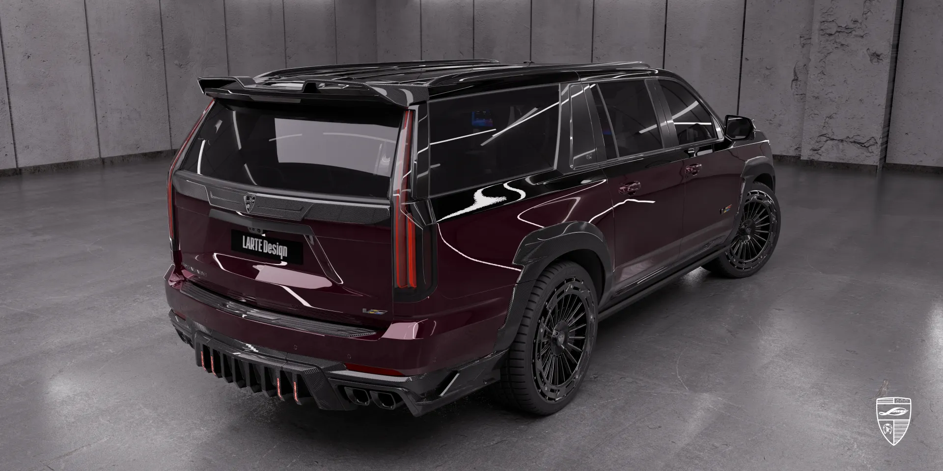 Cadillac Escalade‑V ESV Facelift‑Karosserieset mit Carbon‑Paket für Escalade V