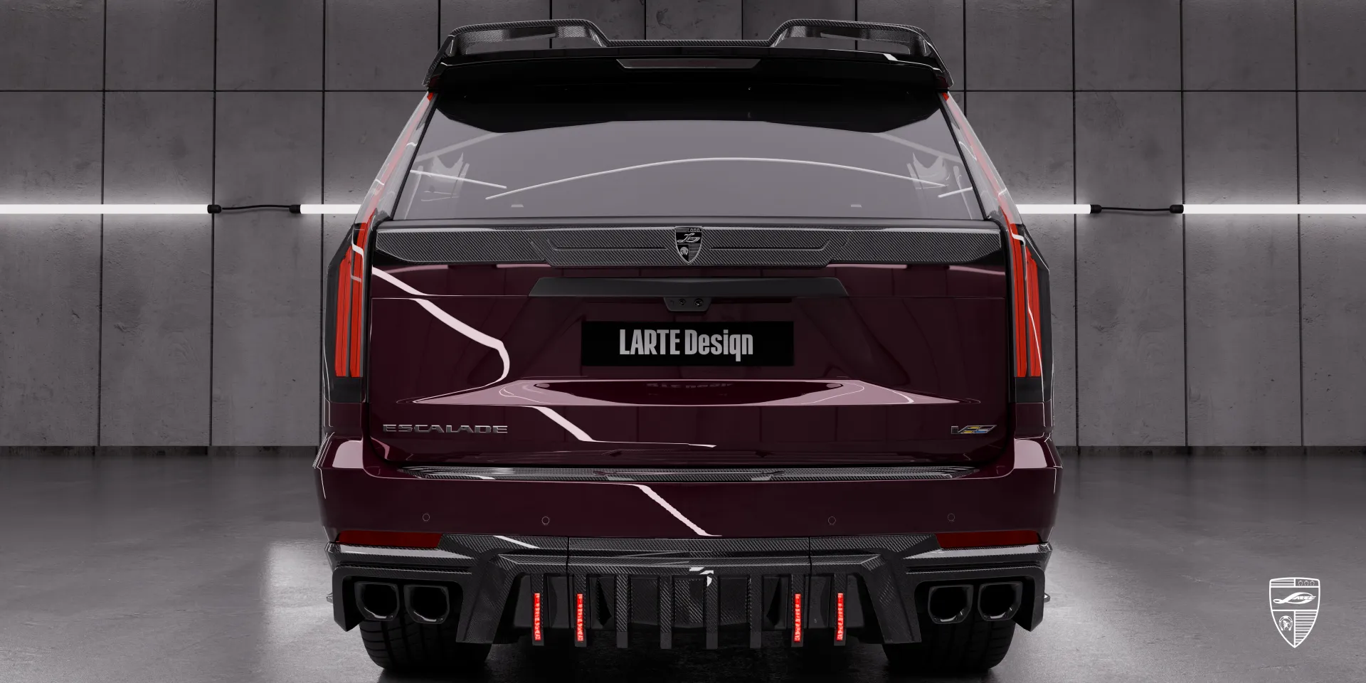 2026 Cadillac Escalade‑V ESV Facelift‑Karosserieset am Luxus‑Cadillac Escalade V SUV