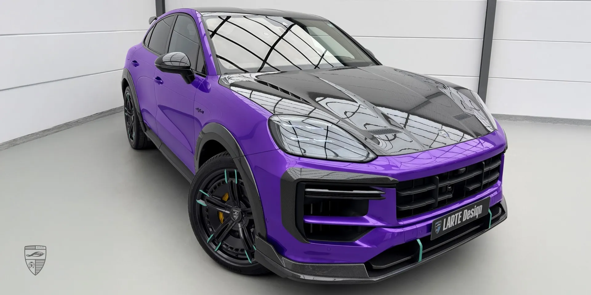 Cayenne Turbo E‑Hybrid Styling-Upgrade – Seitenprofil, das aerodynamische Verbesserungen betont