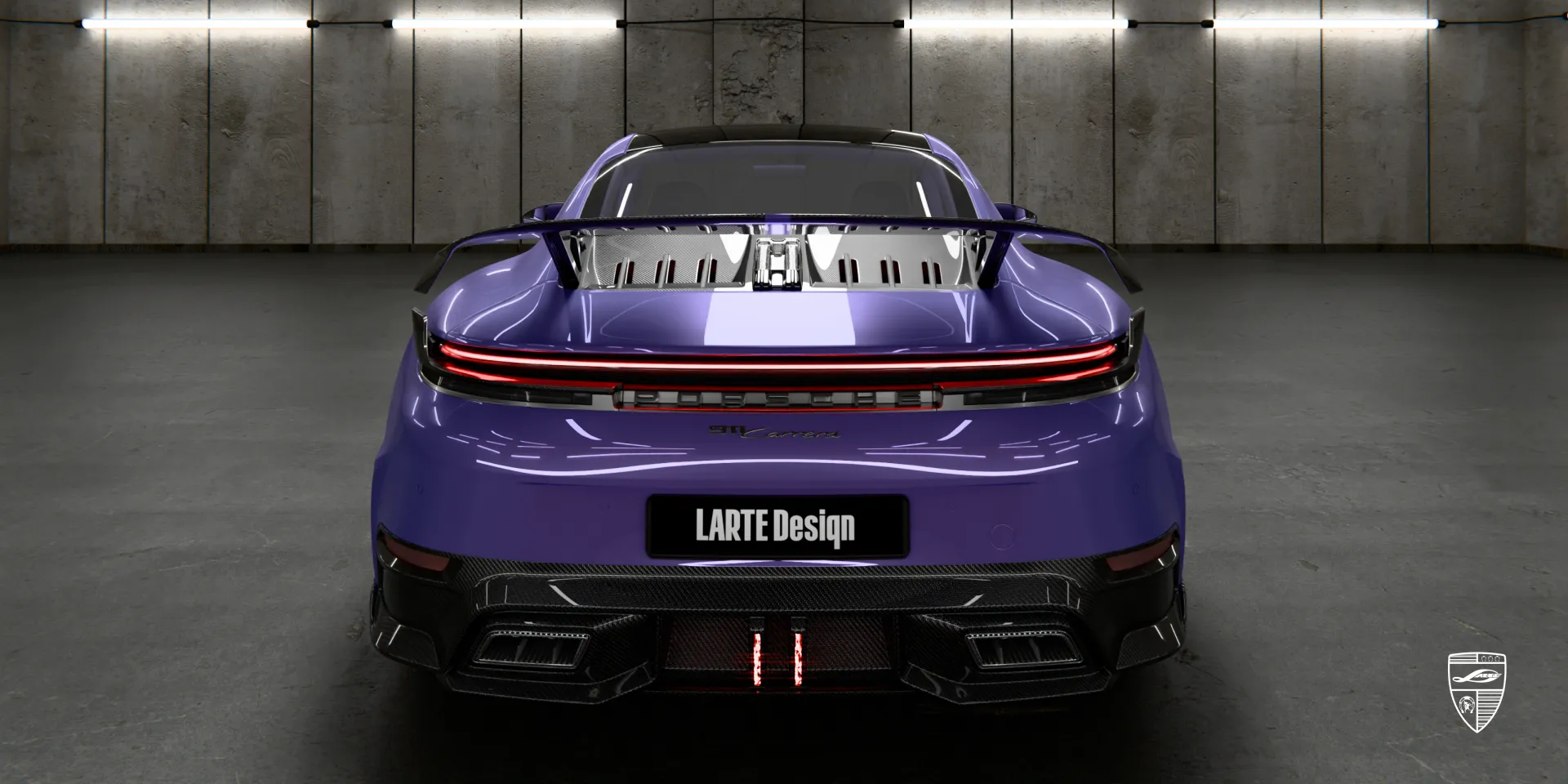 Custom body kit for Porsche 911 Carrera 992 — bold styling and improved airflow