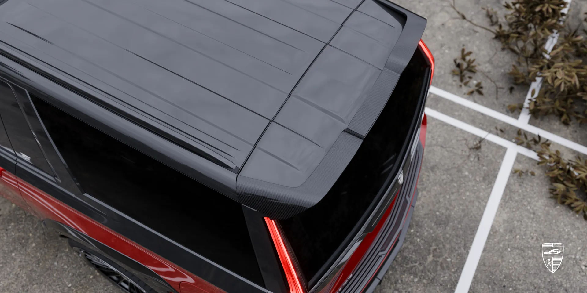 Cadillac Escalade V carbon fiber body kit set with lightweight premium finish