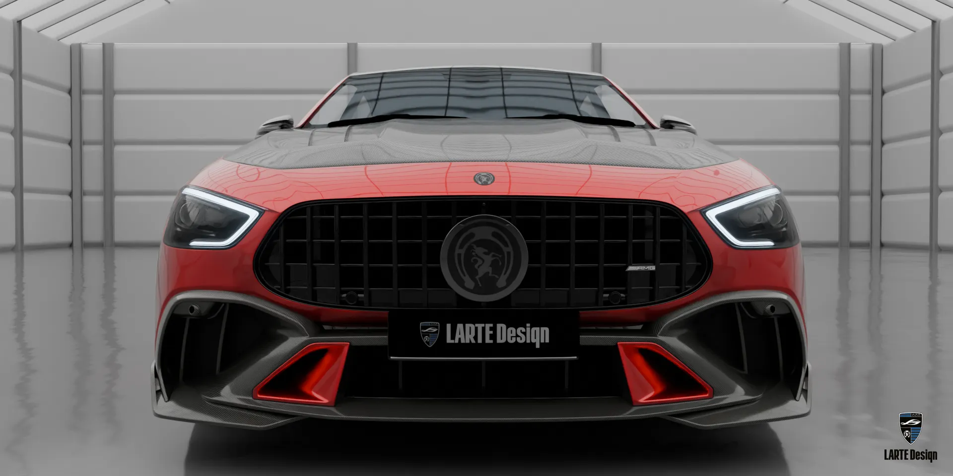 Custom Mercedes GT AMG 63 in Rot – Luxus-Coupé mit sportlichem Signature-Upgrade