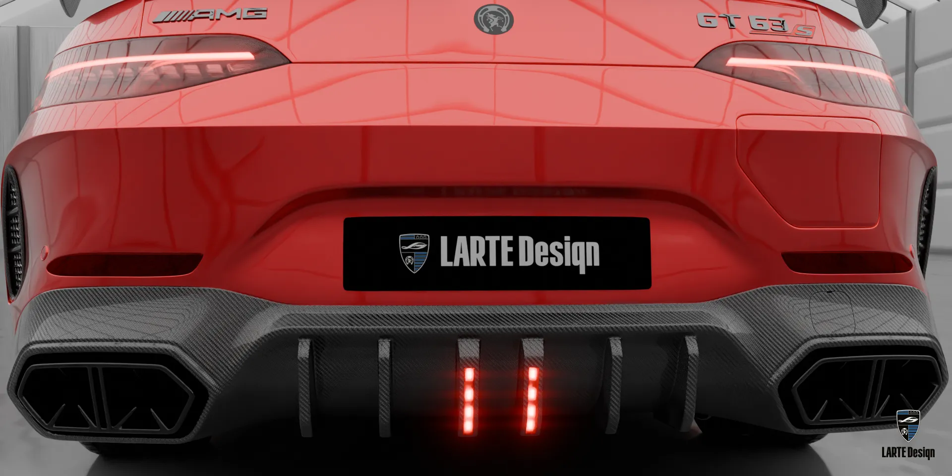 Mercedes GT AMG 63 – rotes Coupé mit edlem, athletischem Signature-Stil