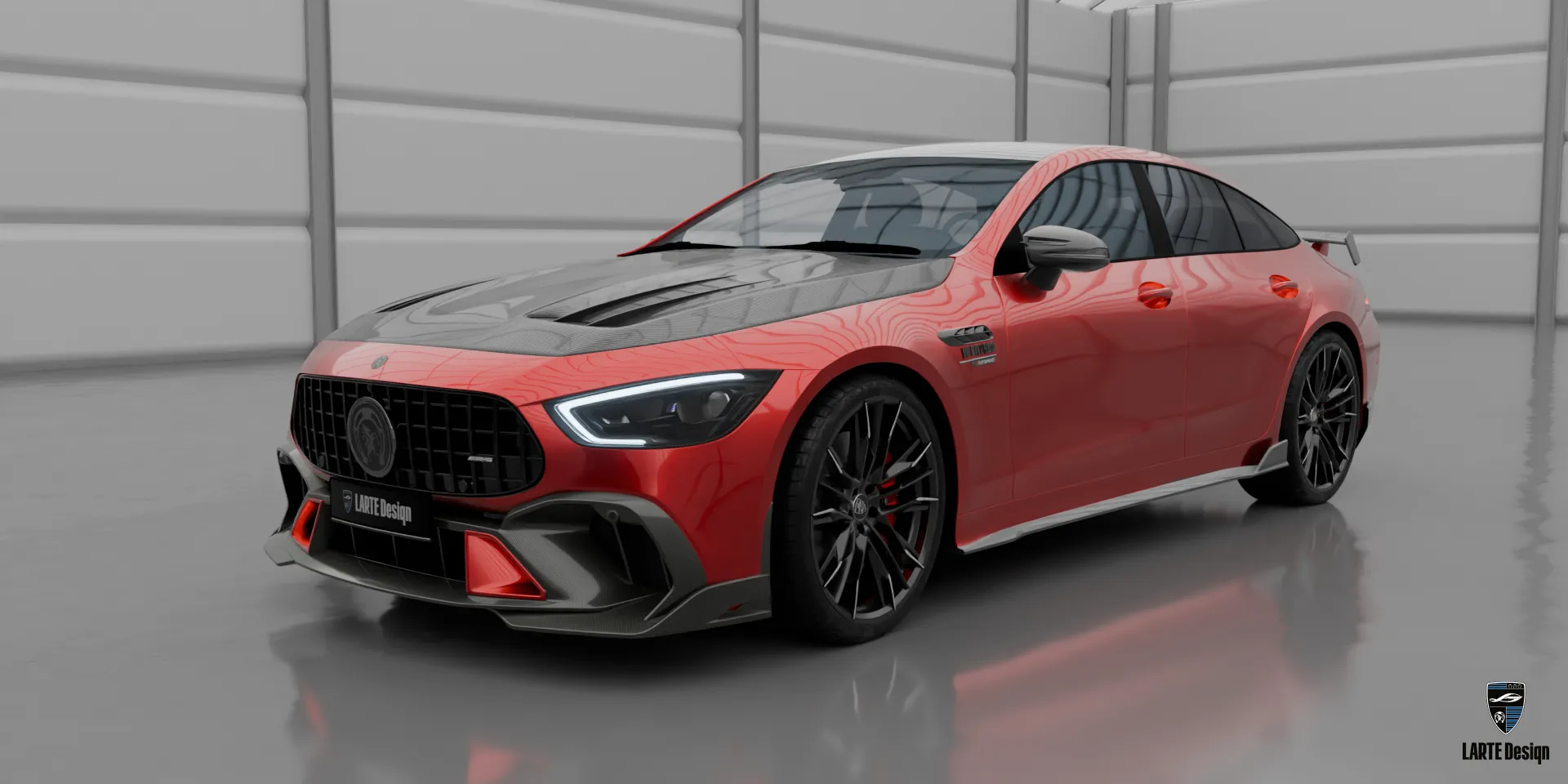 2026 Mercedes GT AMG 63 – Signature-Karosserie in Rot mit ultra-premium Design