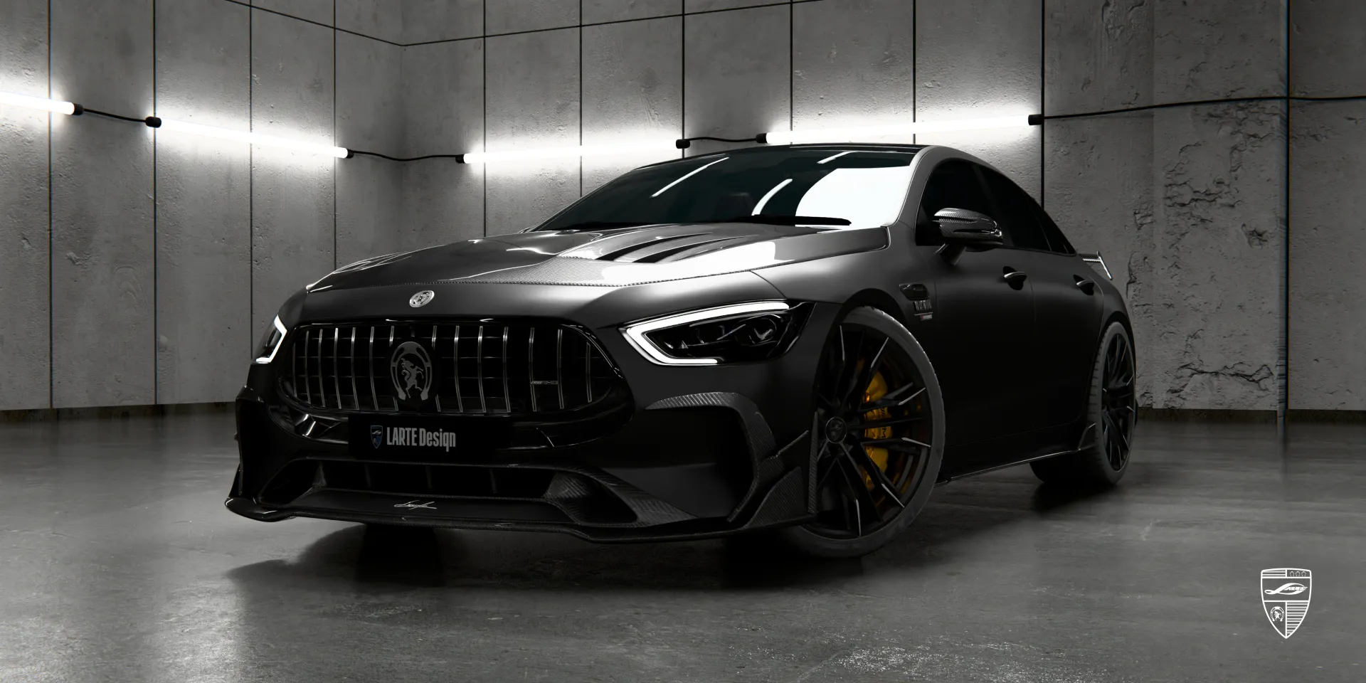 Individuelles Carbon‑Styling Mercedes GT Facelift AMG 63 hebt sich eindeutig ab