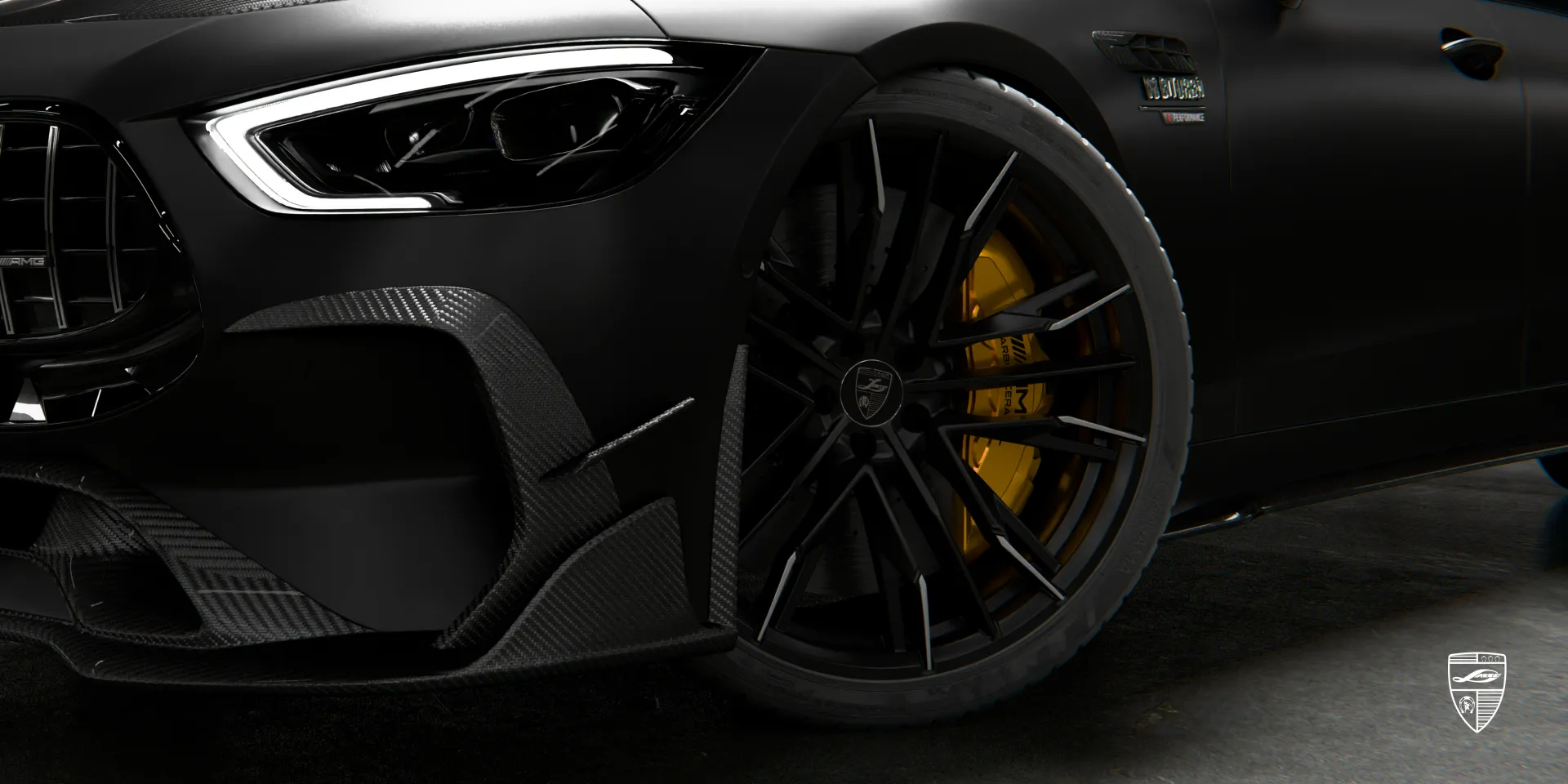 Individuelle geschmiedete Felgen für Mercedes GT AMG 63 Facelift optimieren Fahrverhalten und Ästhetik