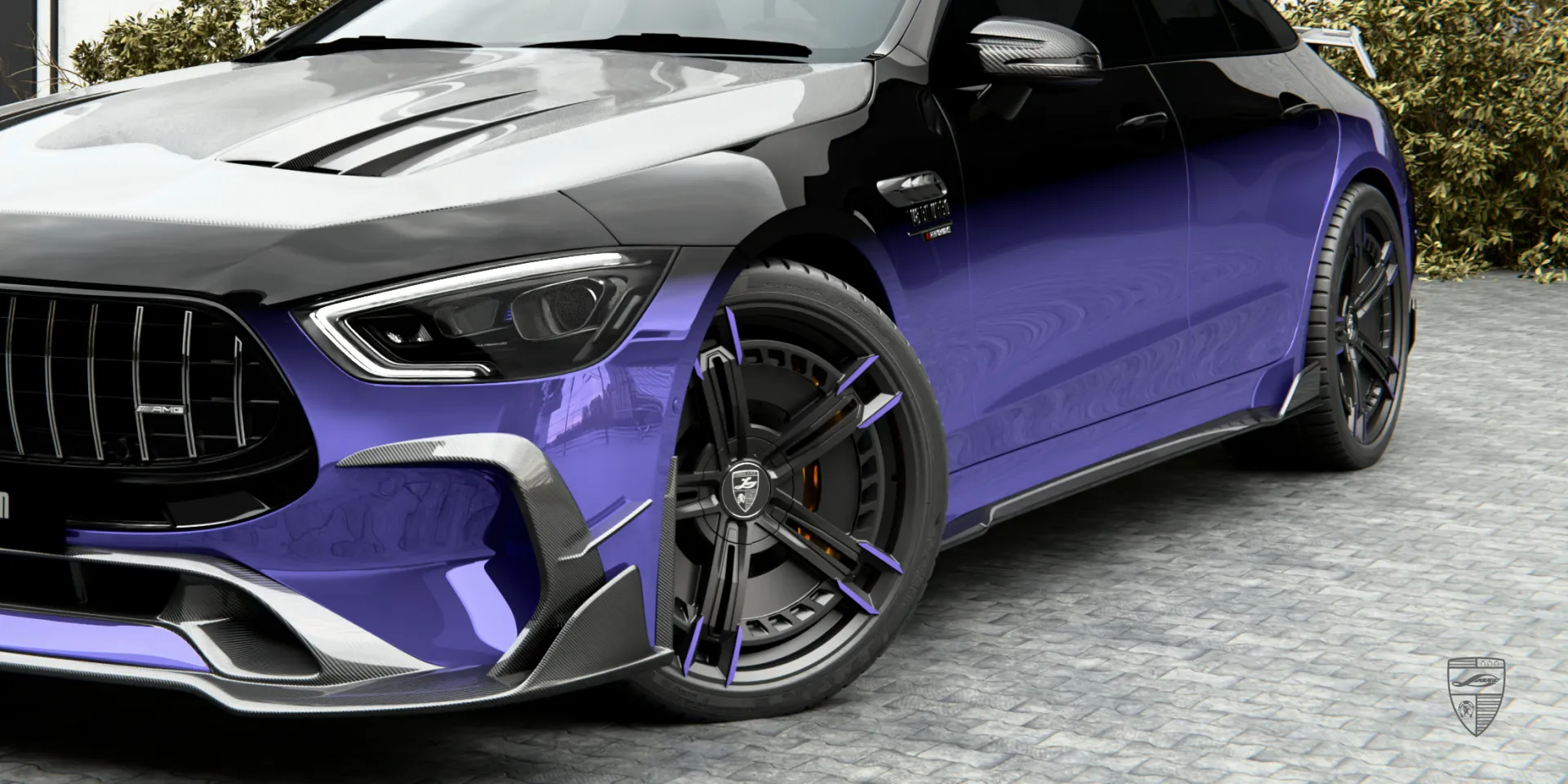 Individuelle geschmiedete Räder für Mercedes GT AMG 63 Facelift verbessern Leistung und Optik