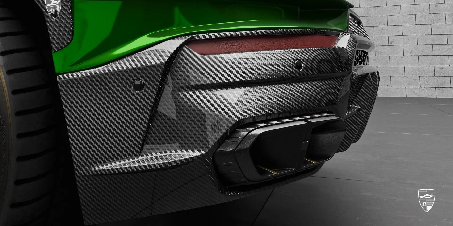 Limited edition Lamborghini URUS S with Largenda kit and upscale aggressive look