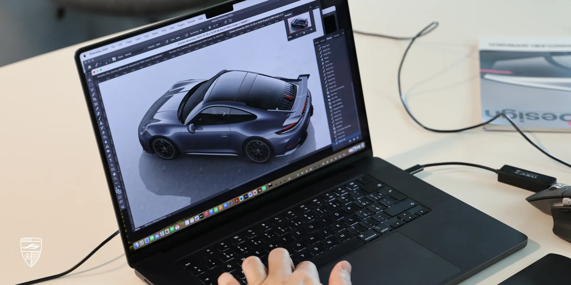 3D-Modell des LARTE Bodykits im Studio Turin erstellt