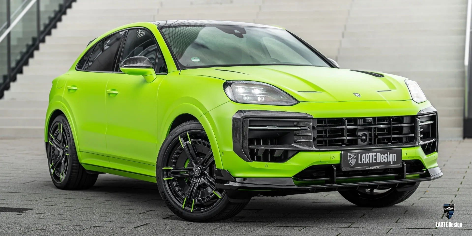 Porsche Cayenne S Coupé mit exklusiven LARTE Edition-Stilelementen.