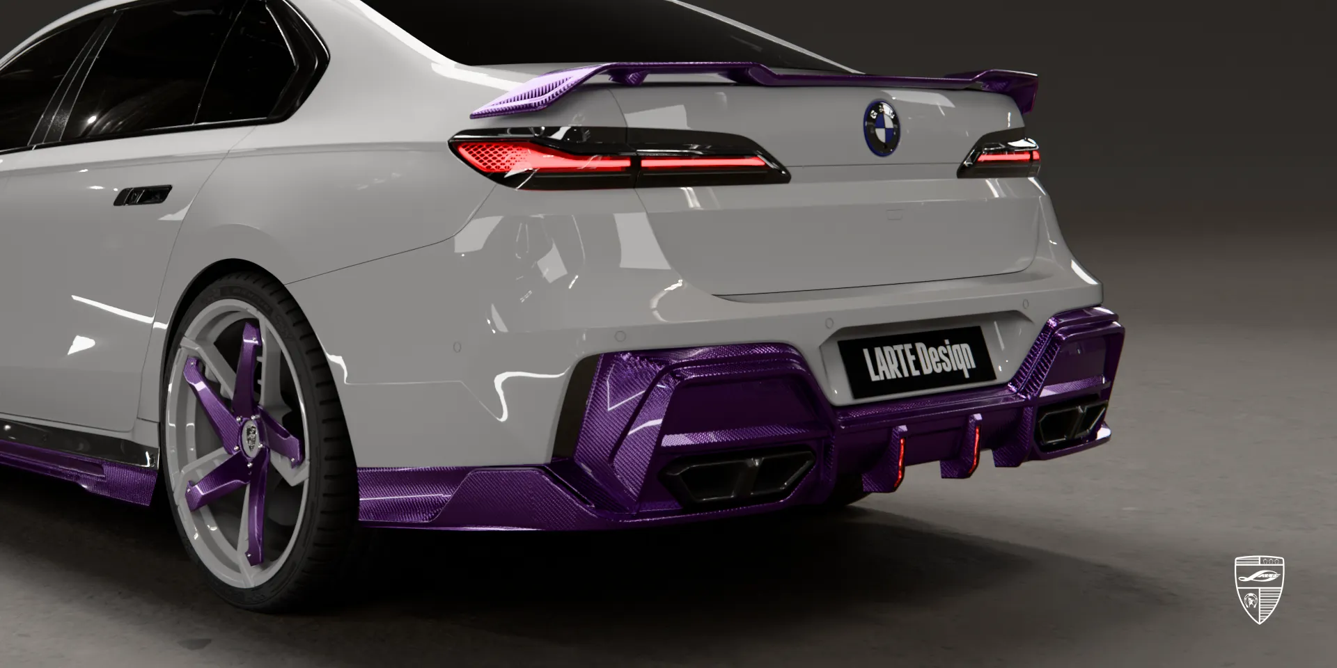 Modernes Luxuserlebnis: Luxussedan BMW 7 Serie in Bewegung