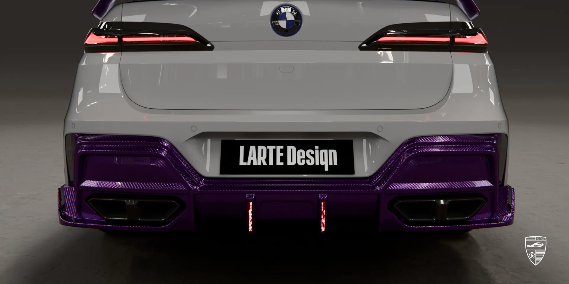 Hochwertige Anpassung am Luxussedan BMW 7 Serie, technologiegetriebenes Erscheinungsbild