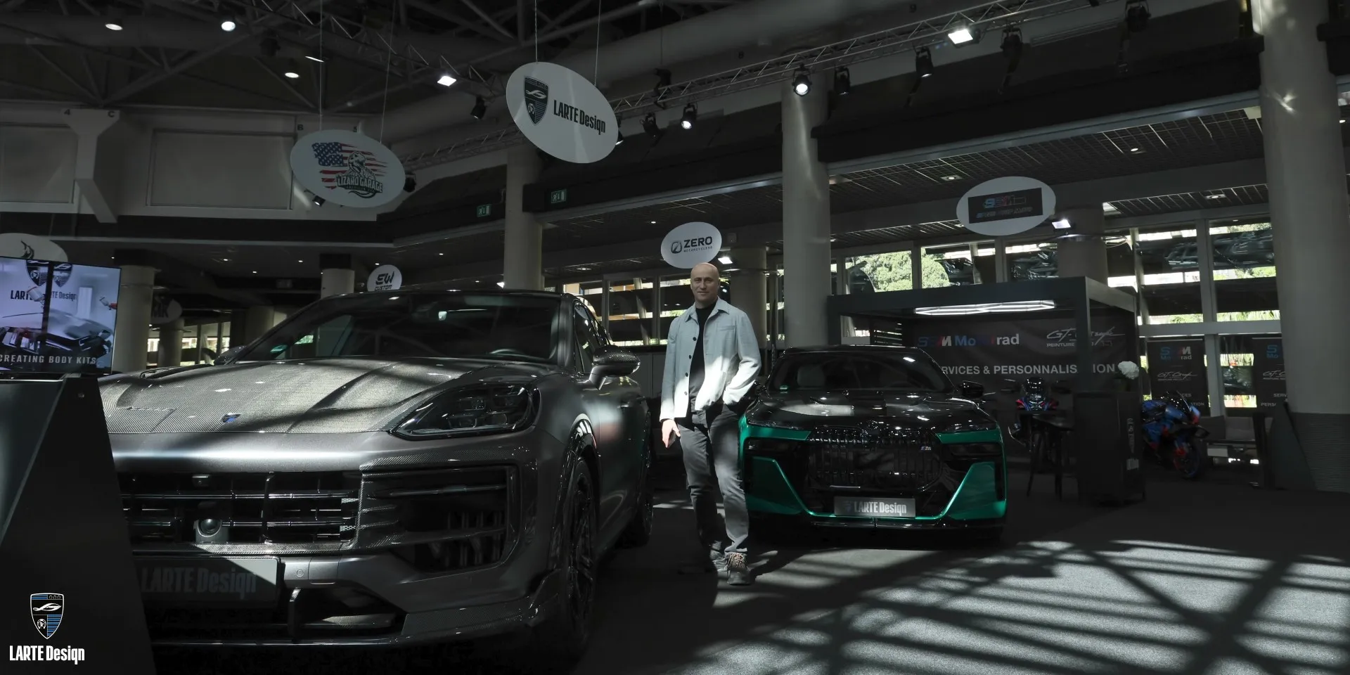 Alexej Janowski at LARTE Design booth at the Top Marques Monaco Alexej Janowski at LARTE Design booth at the Top Marques Monaco 2025