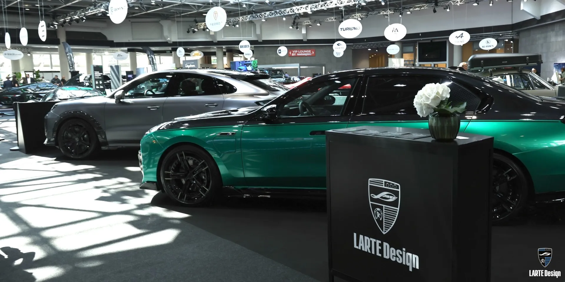 LARTE Design booth at the Top Marques Monaco 2025