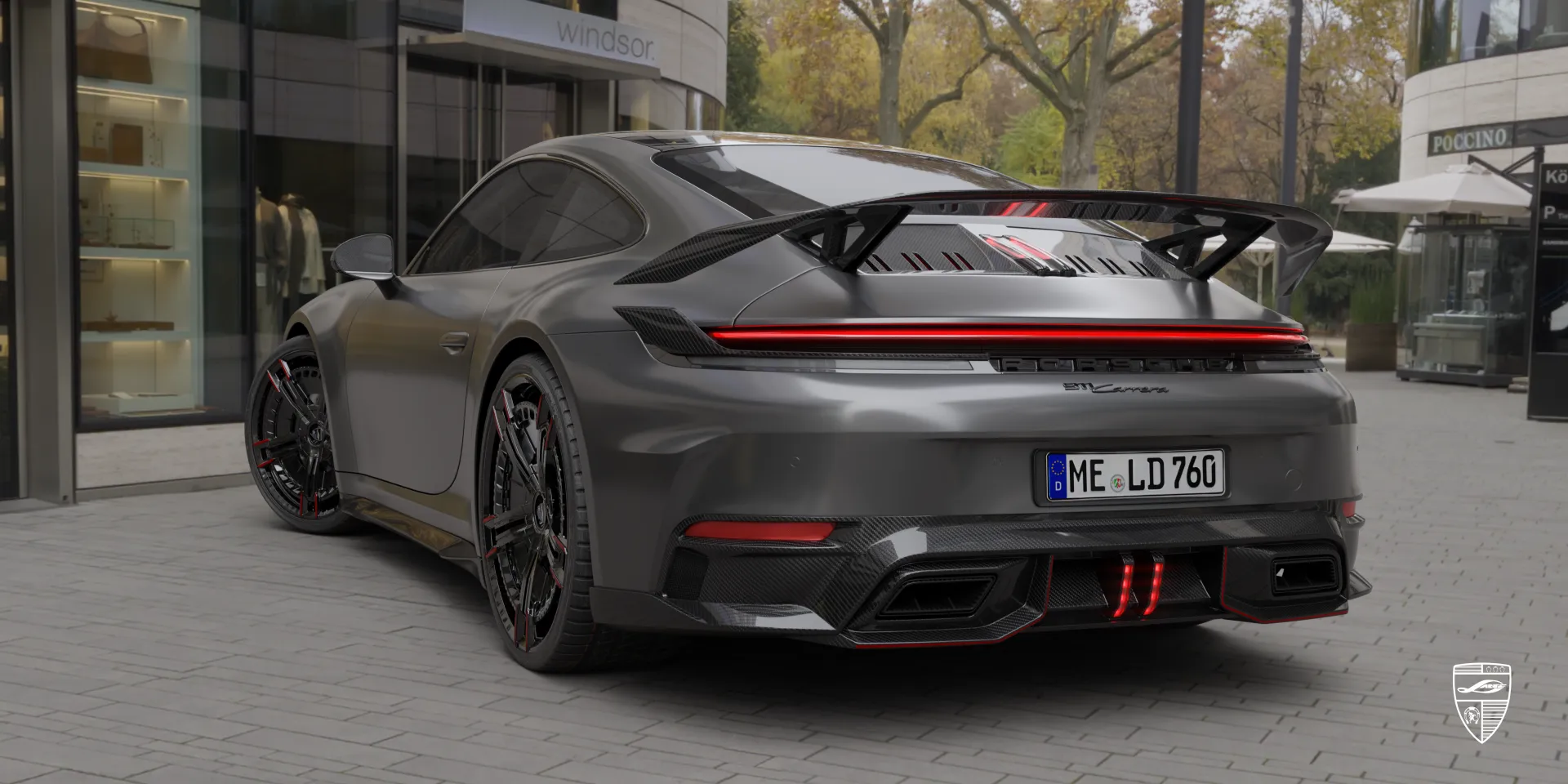 992.2 Carrera mit aggressivem Look und maßgeschneidertem Aerodynamikpaket