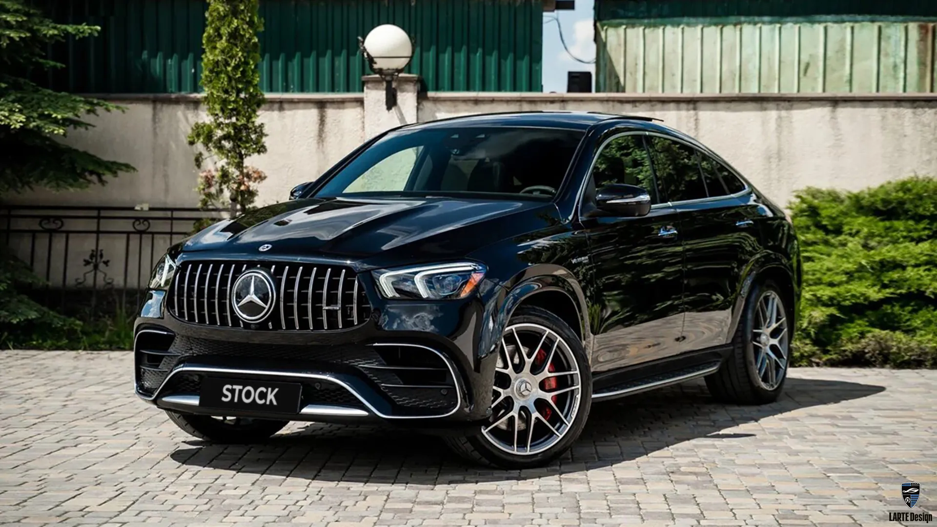 Factory look of Mercedes-Benz GLE Coupe 53 AMG before upgrading with exclusive kit.