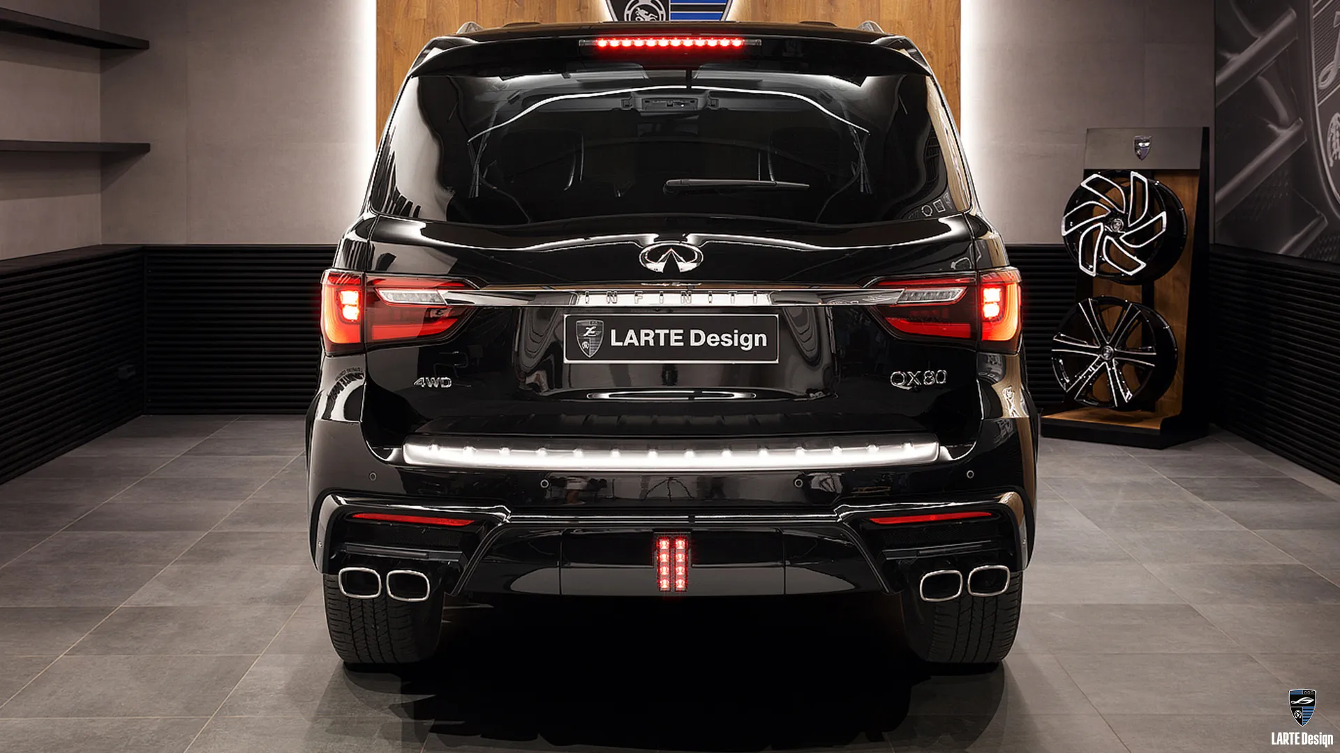 Infiniti QX80 transformation with exclusive kit from Larte Design.