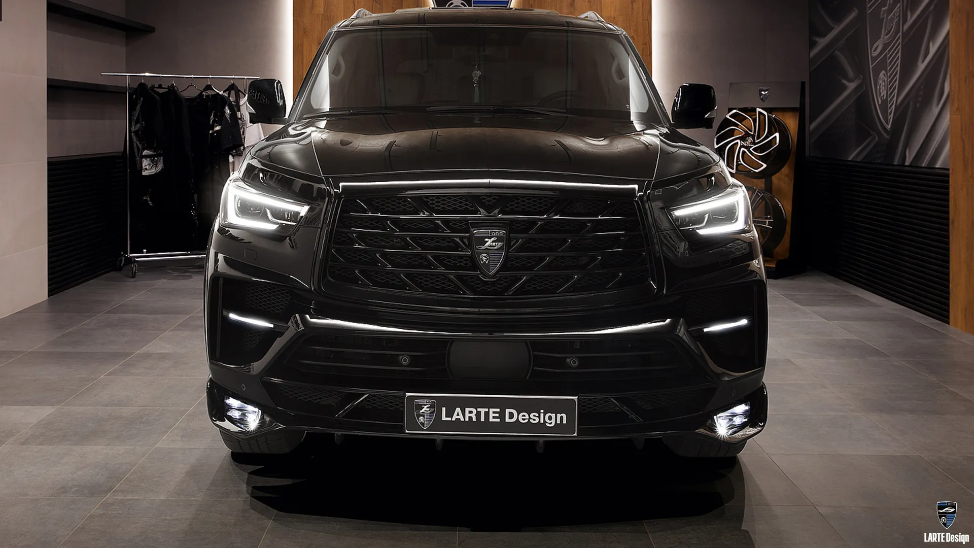 Infiniti QX80 with exclusive premium tuning kit from Larte Design.