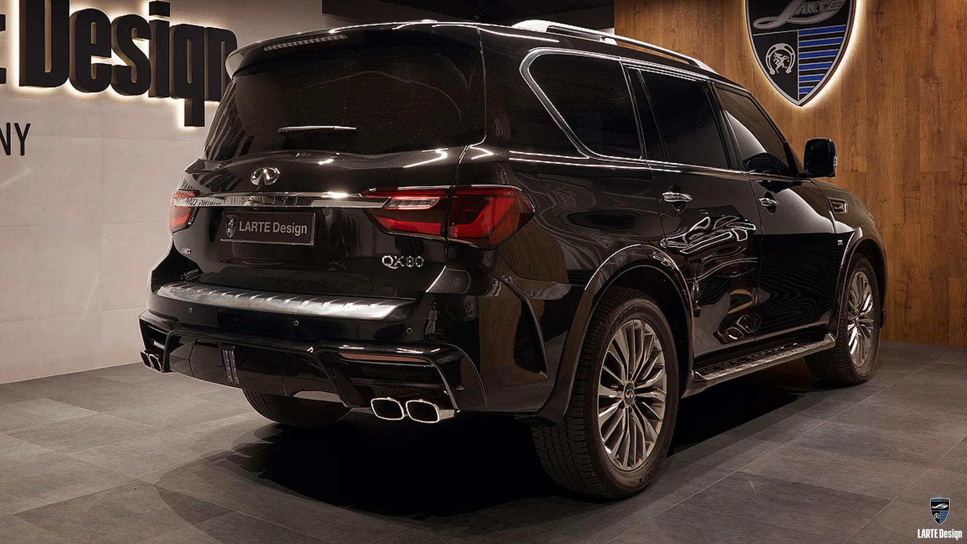 Infiniti QX80: elegant and powerful look after tuning by Larte Design.