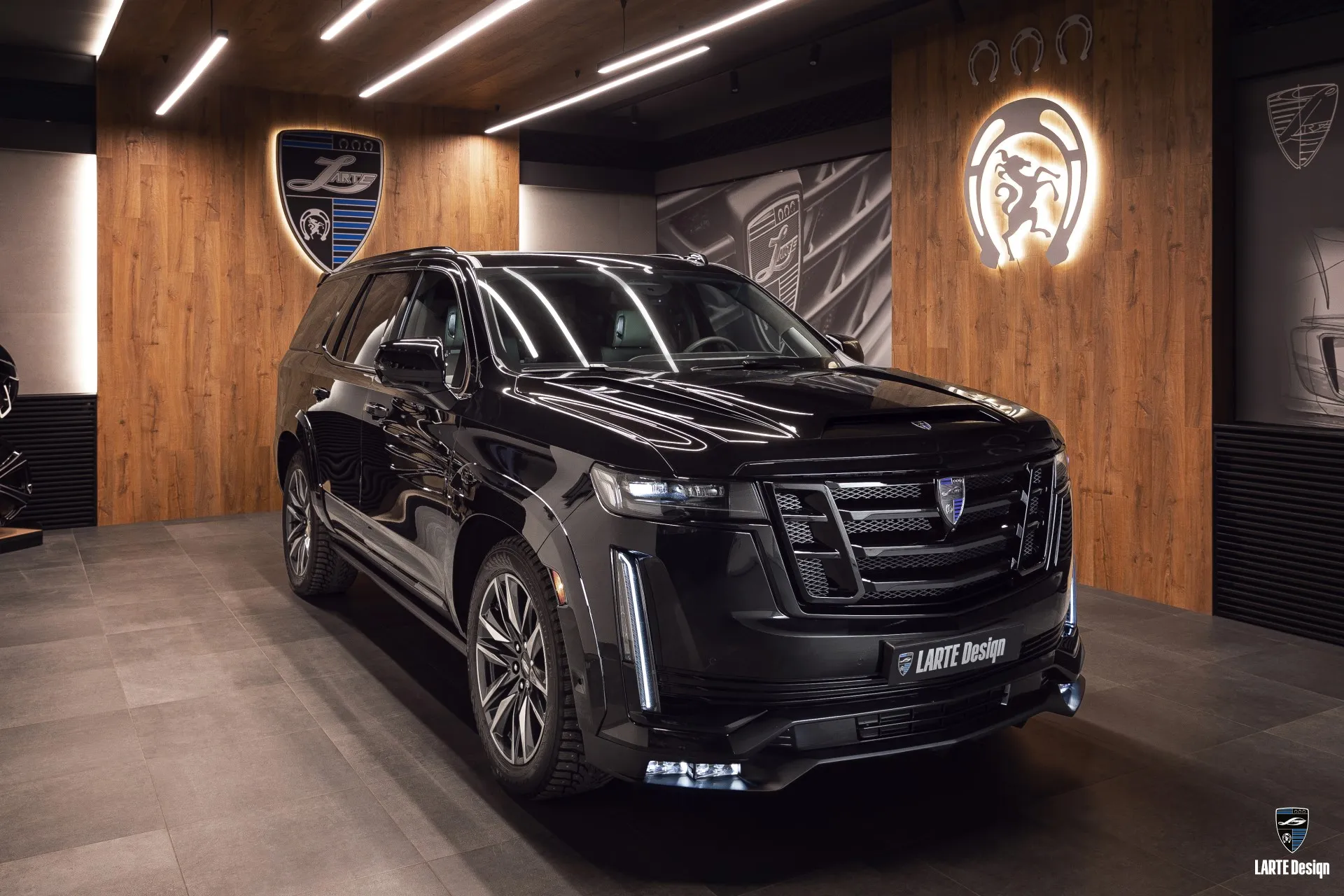 Cadillac Escalade redesigned with an exclusive tuning kit from LARTE DEsign