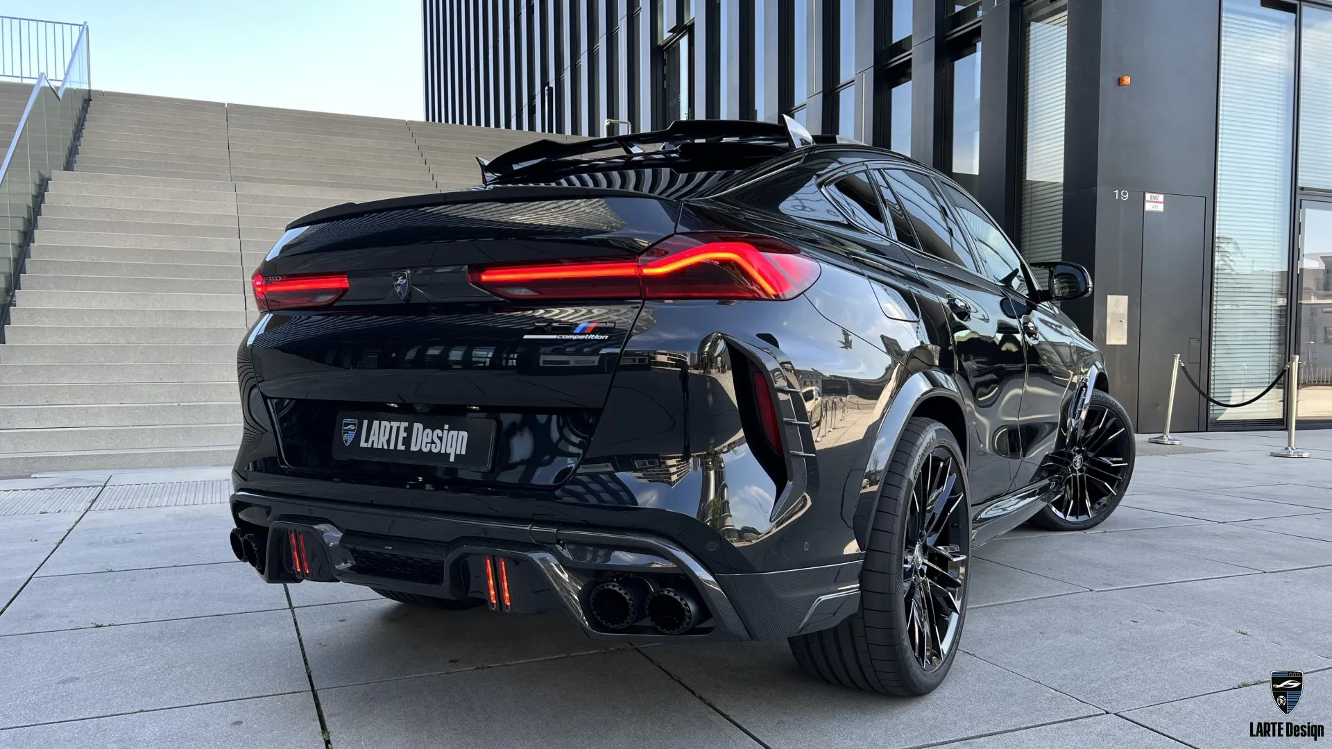 BMW X6M Facelift redesign revealed by the customer of LARTE Design