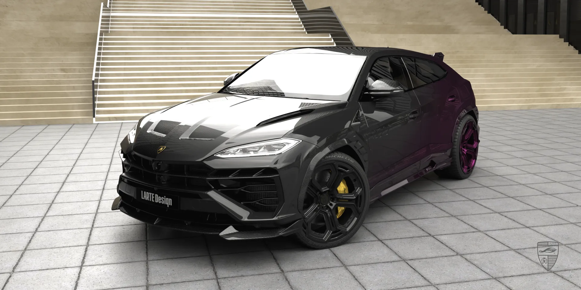 Individuelles Carbon‑Bodykit Lamborghini Urus mit personalisierten Außenmodifikationen