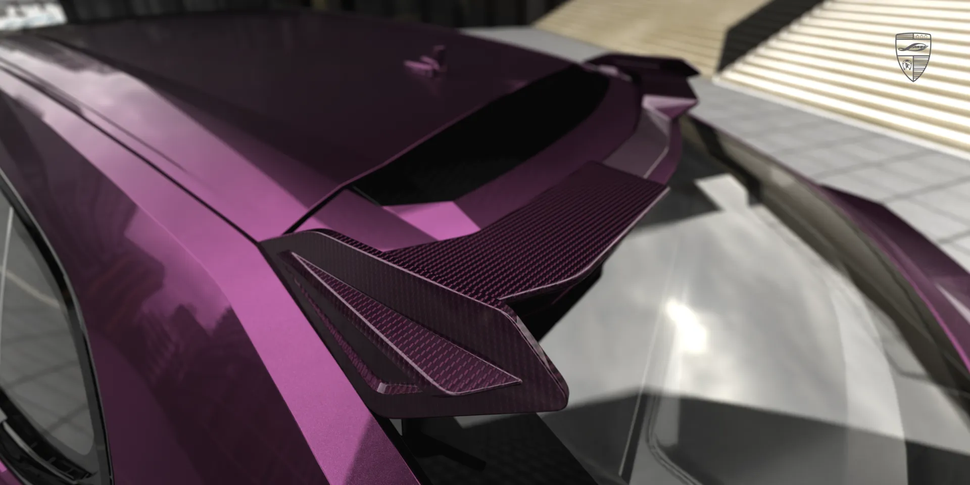 Individueller Carbon‑Heckspoiler für den Urus mit verbesserter aerodynamischer Leistung