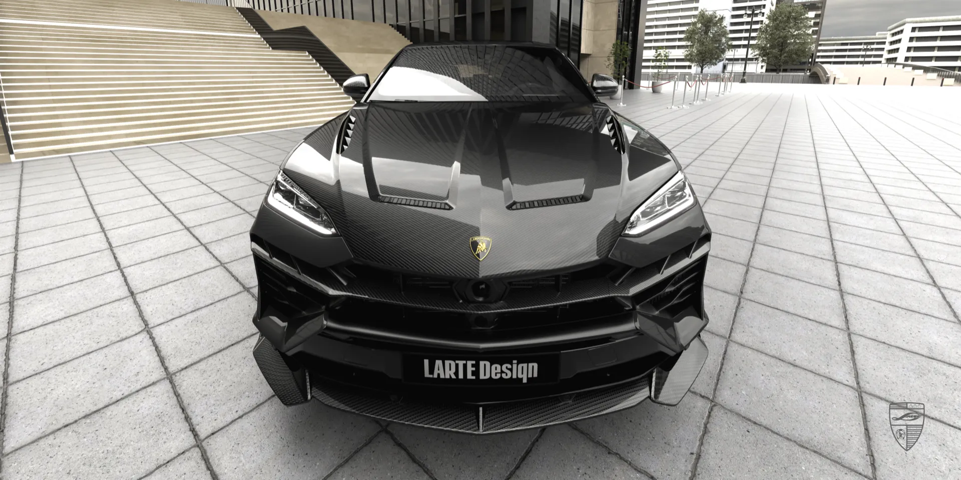 Hochwertiges Carbonfaser‑Styling für den Urus mit individuellem Aerodynamik‑Kit