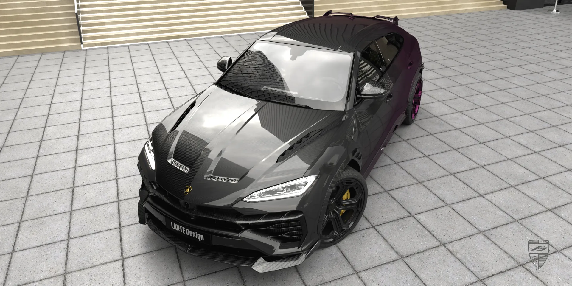 Carbon‑Bodykit für den Lamborghini Urus mit individuellen aerodynamischen Elementen