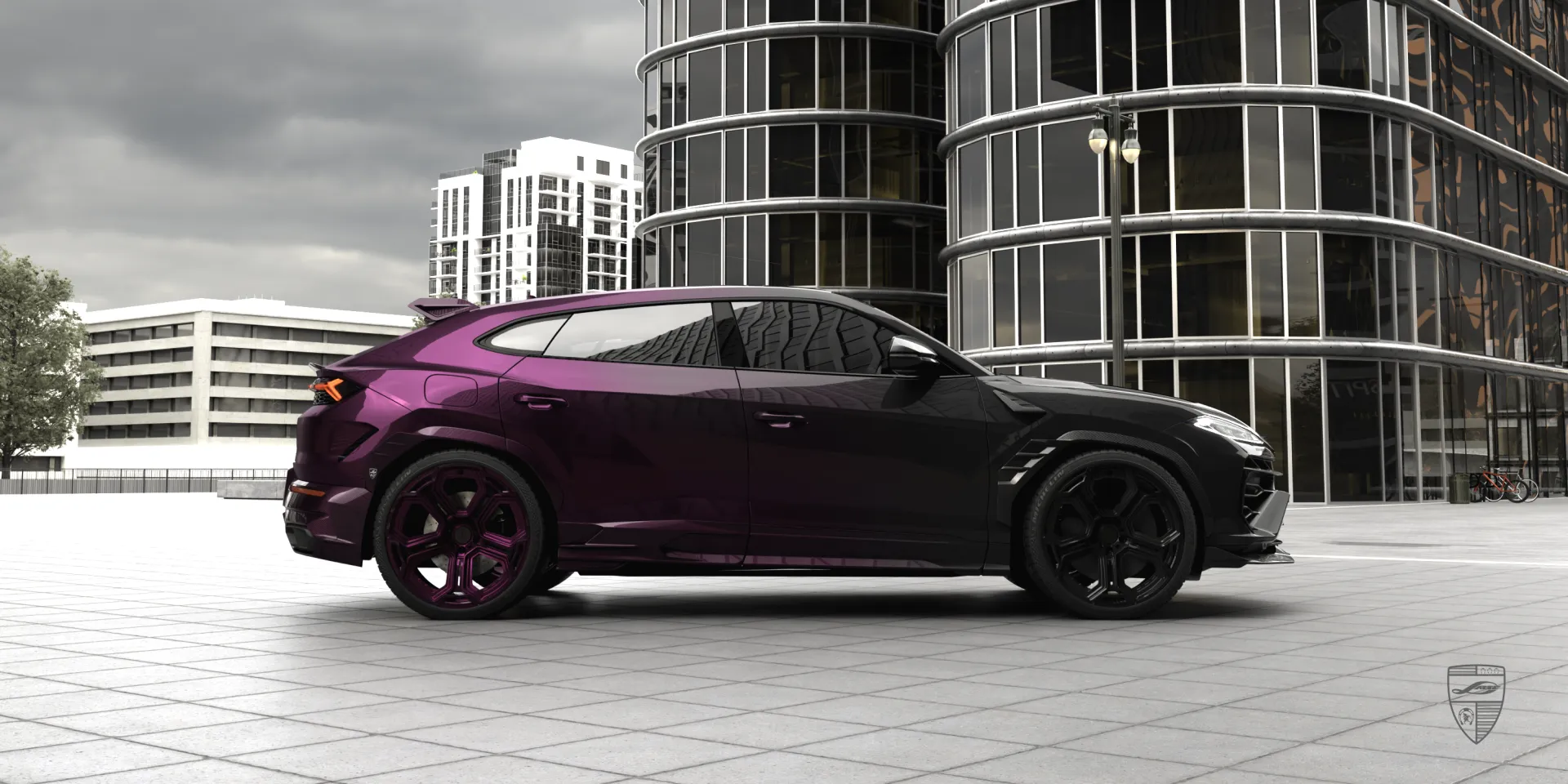 Auf Bestellung gefertigtes Carbonfaser‑Kit Urus mit Premium‑Aerodynamikpaket