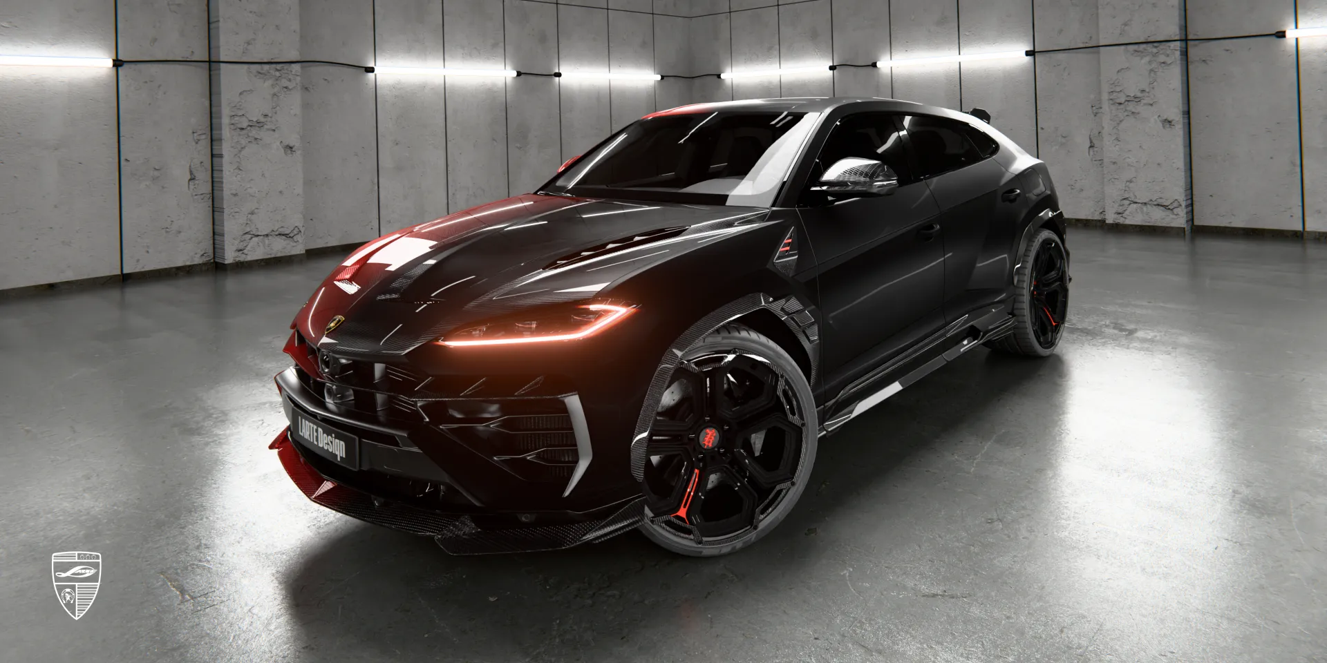 2026 Lamborghini Urus SE widebody kit: extended arches, aggressive profile