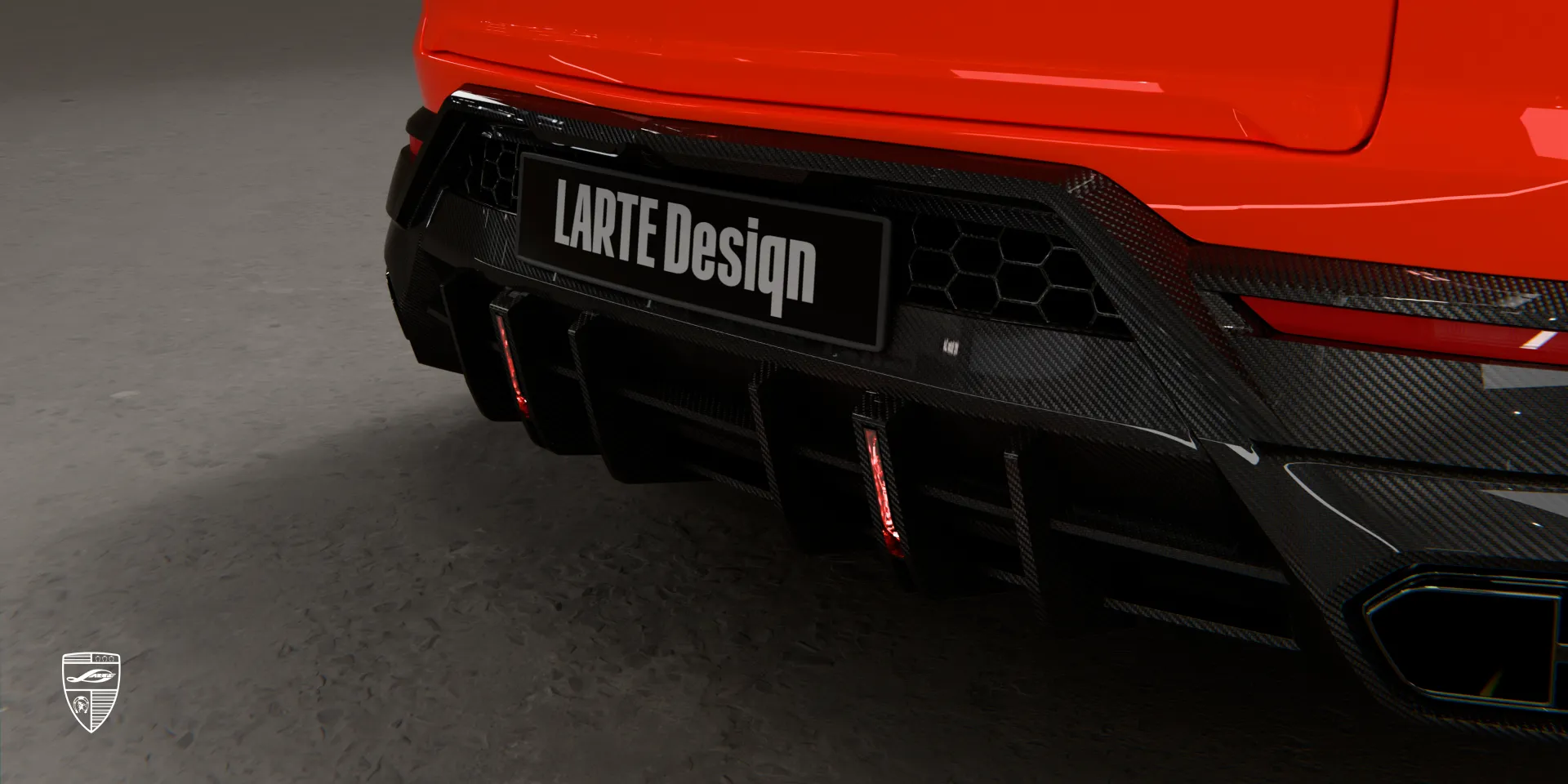 2026 Lamborghini URUS SE dry carbon kit: bumper upgrade for aggressive styling