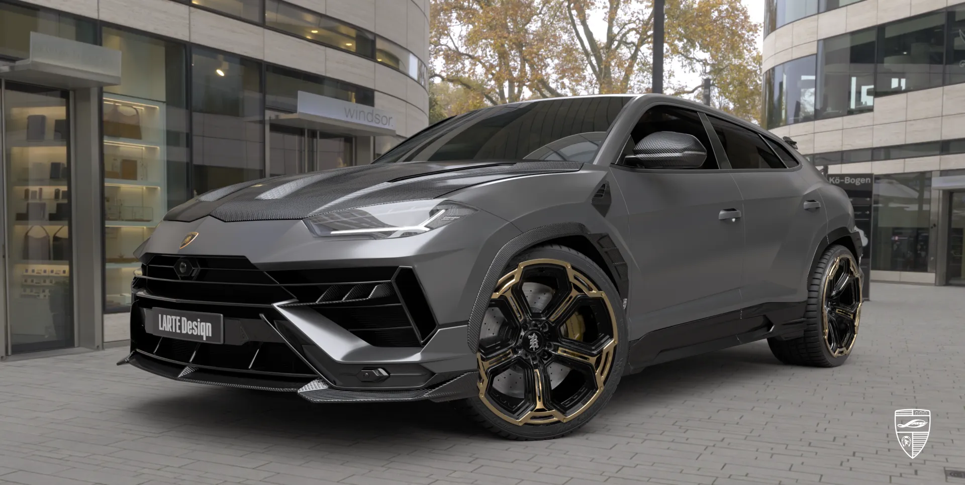 Exotic Lamborghini URUS S / Performante with luxury super SUV upgrades and sporty design