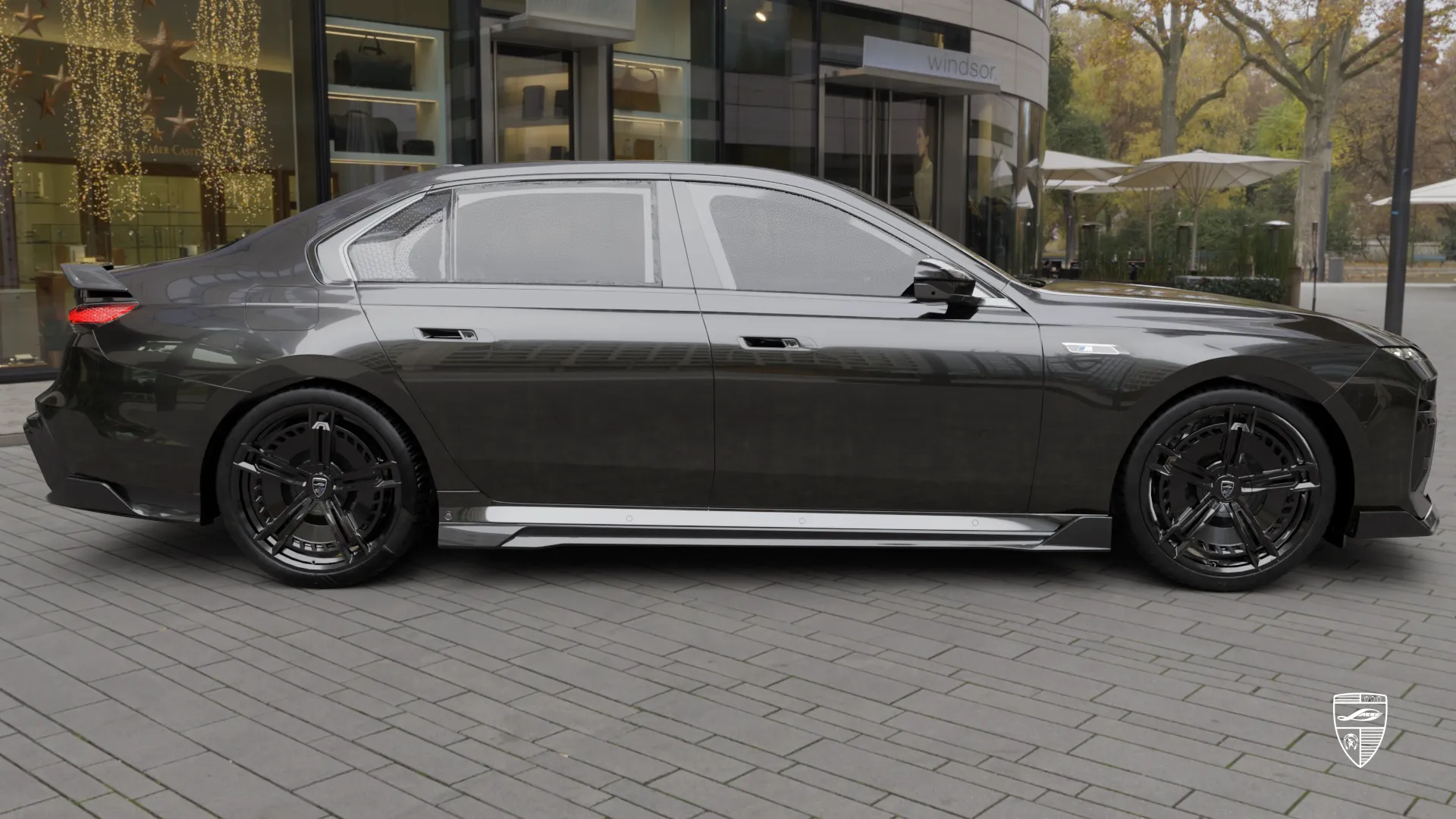 2026 BMW 7 Series — Sapphire Black luxury car with one-off styling kit and brutal design