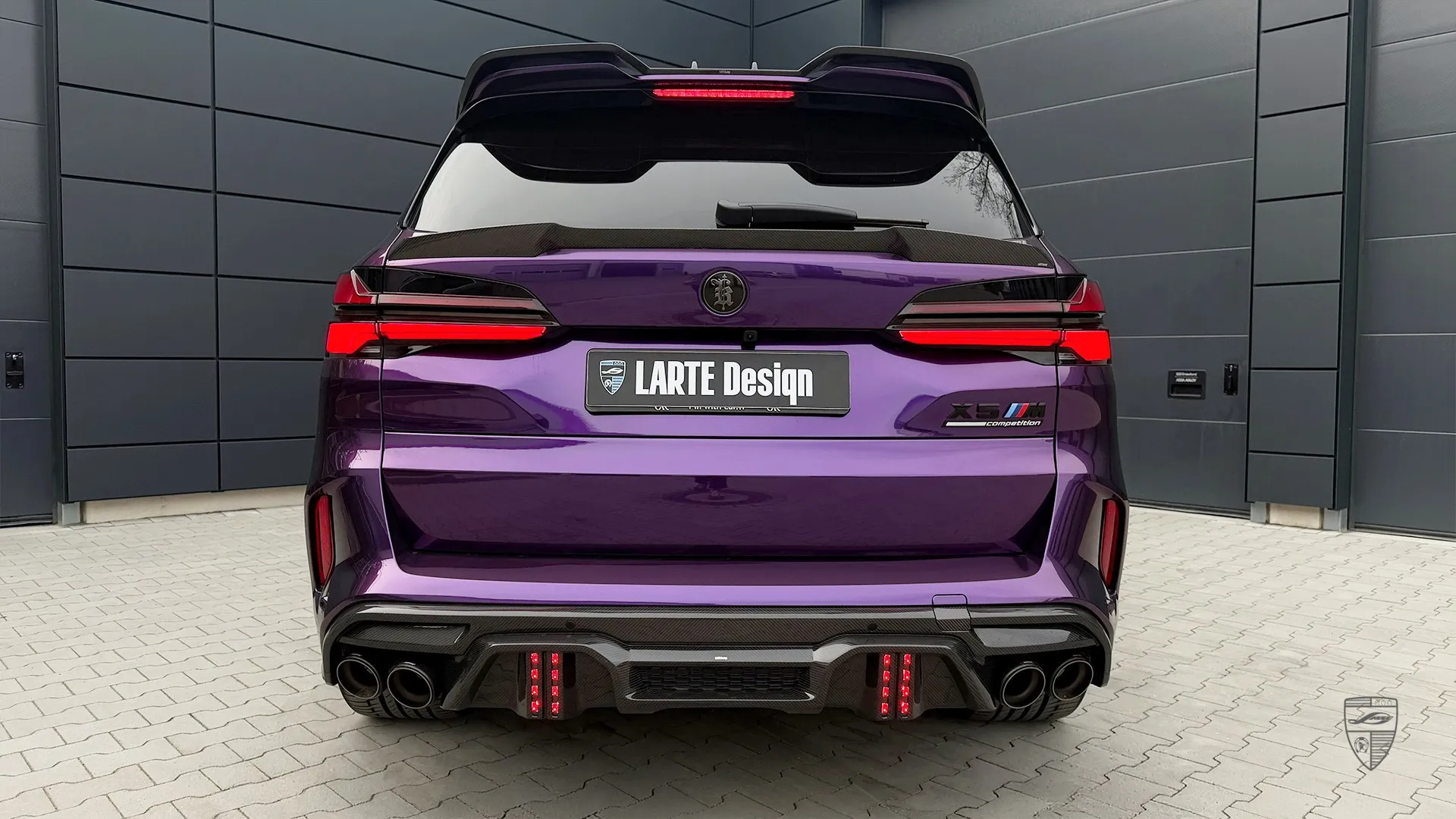 tuned BMW X5M LCI featuring custom rear view styling and premium exterior modifications