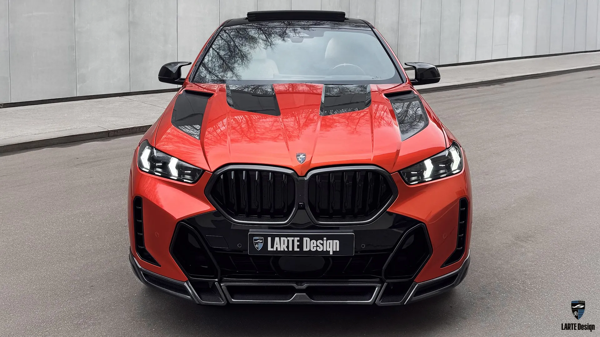 BMW X6 G06 LCI mit oranger Folierung – High-End SUV mit Prestige-Styling und Luxus-Upgrade