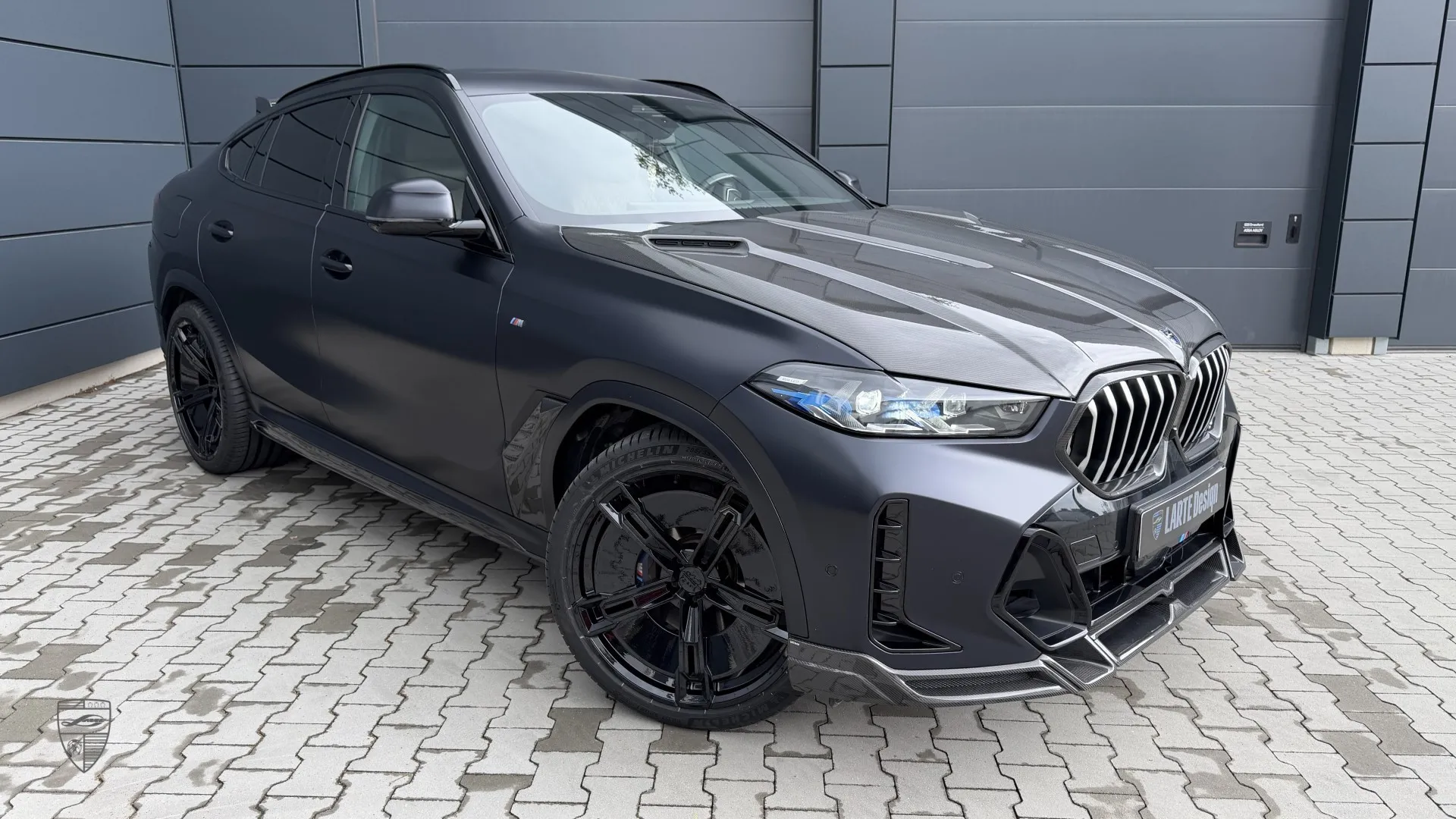 BMW X6 G06 LCI in matte black with custom exterior upgrades and sporty SUV styling