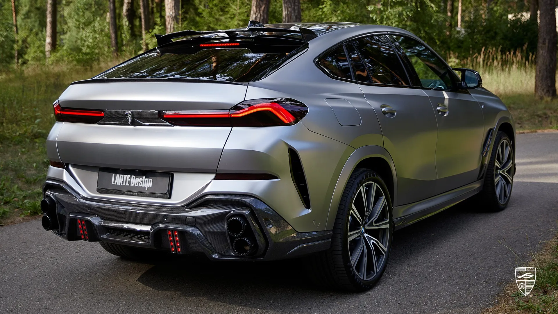 BMW X6 carbon with custom exterior look and upgraded styling package