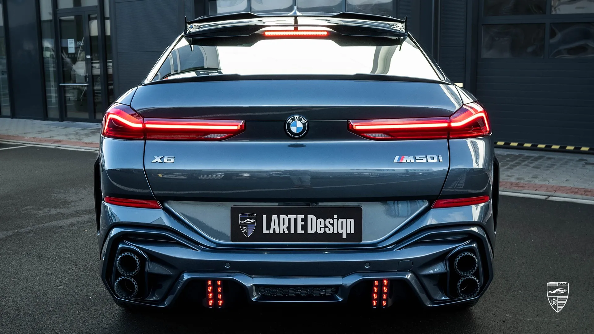 BMW X6 M50i Facelift — Frozen Grey coupe SUV with custom-built styling and sporty attitude