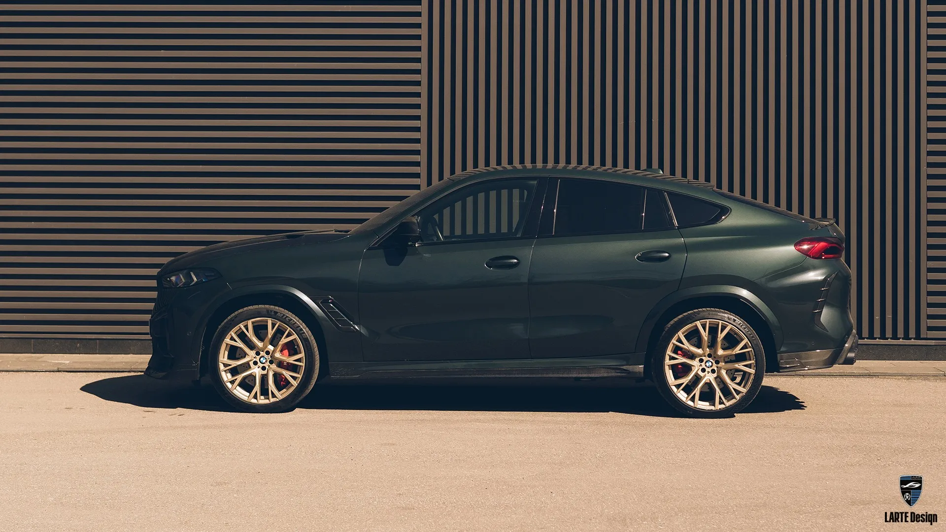 Limitierter BMW X6M F96 LCI – Sammler-SUV Limitierter BMW X6M F96 LCI in Malachitgrün – Sammler-SUV mit LARTE-Umbaukit