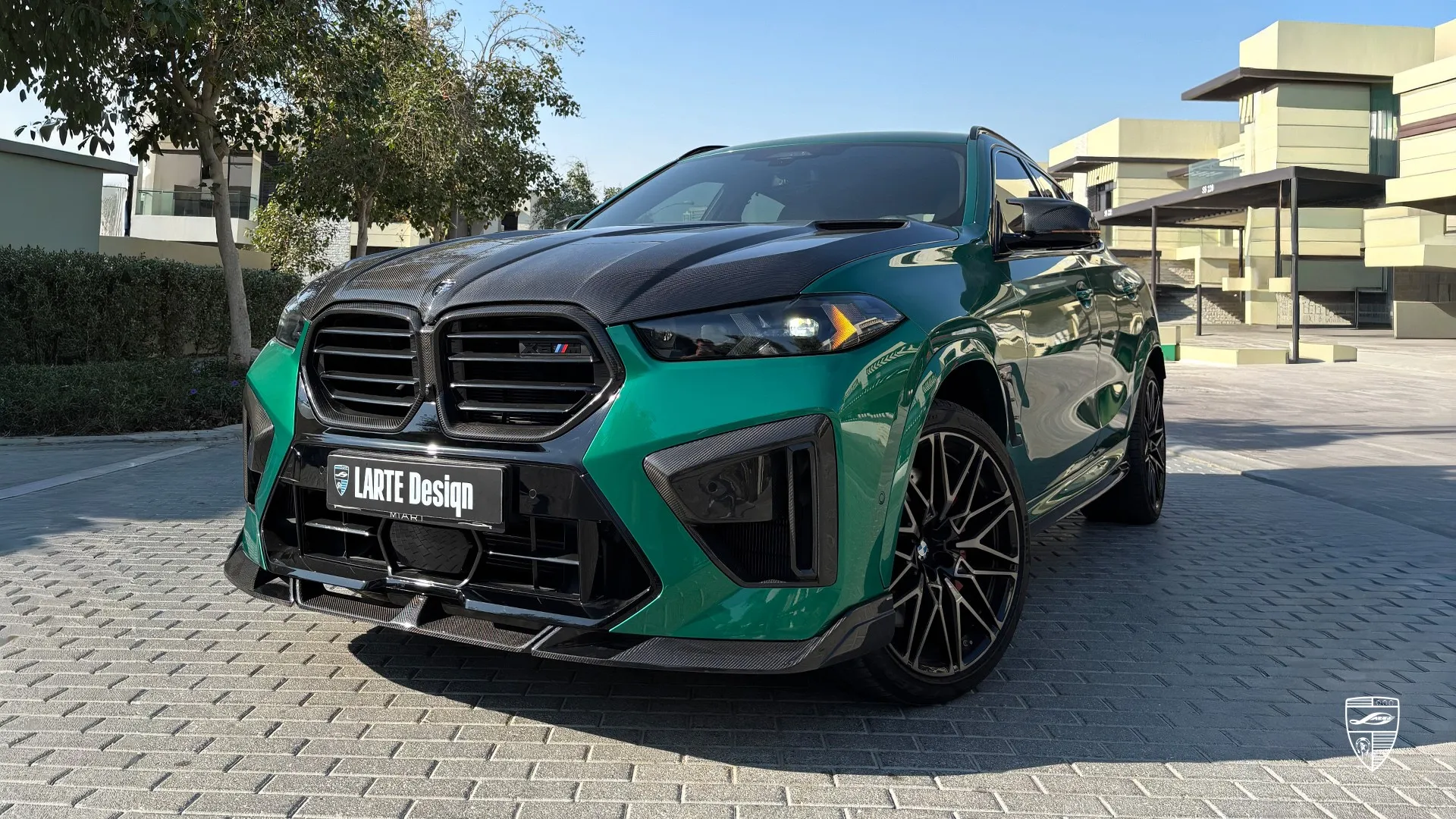 2026 BMW X6M Competition Facelift: Isle of Man Green with custom appearance package, bold look