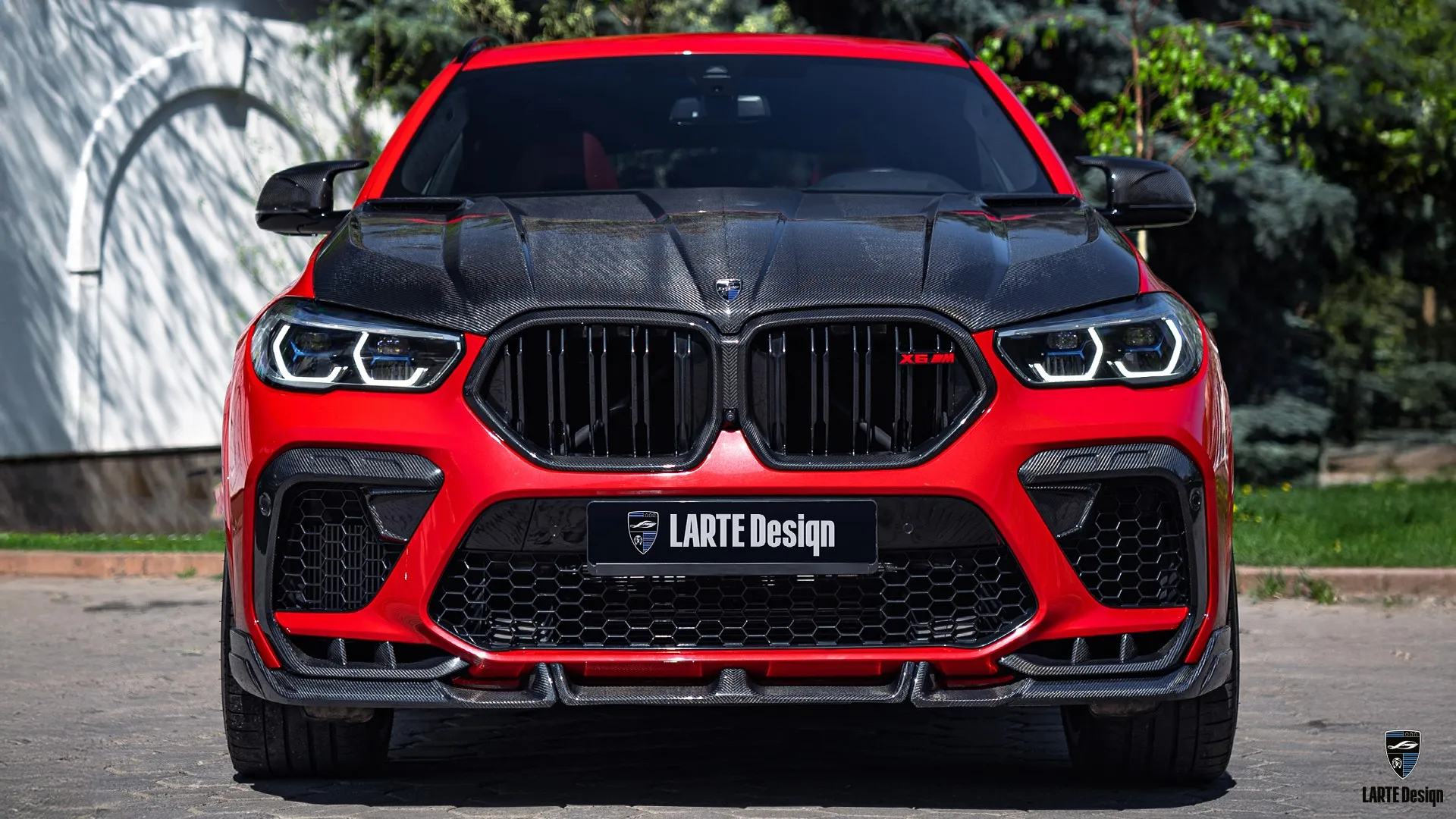 VIP build BMW X6M F96 in Flamenco Red with bespoke exterior and facelift customization