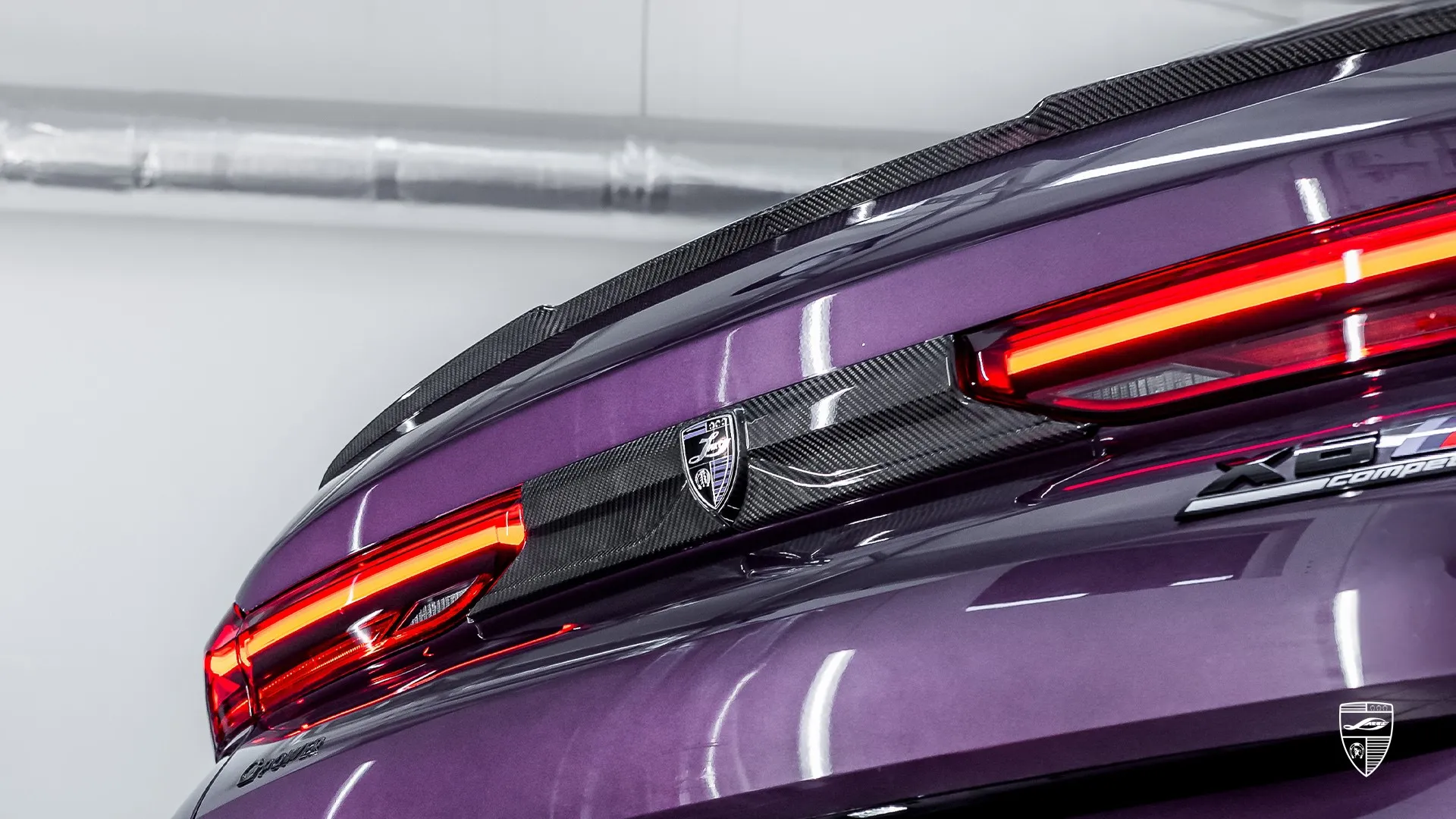 Violet‑wrapped X6M F96 — one‑of‑a‑kind SUV with aggressive style and high‑end customization
