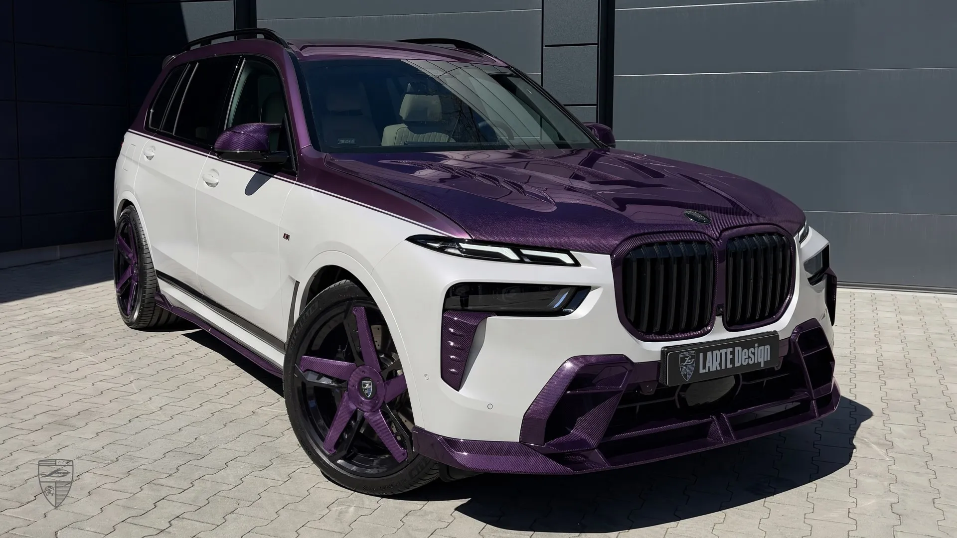 BMW X7 aggressive exterior with custom design details and premium SUV styling