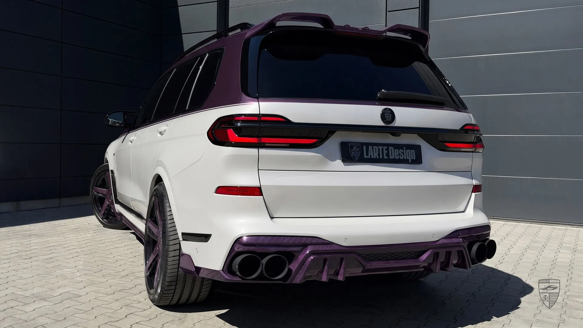 BMW X7 G07 with refined rear exterior design and luxury SUV styling