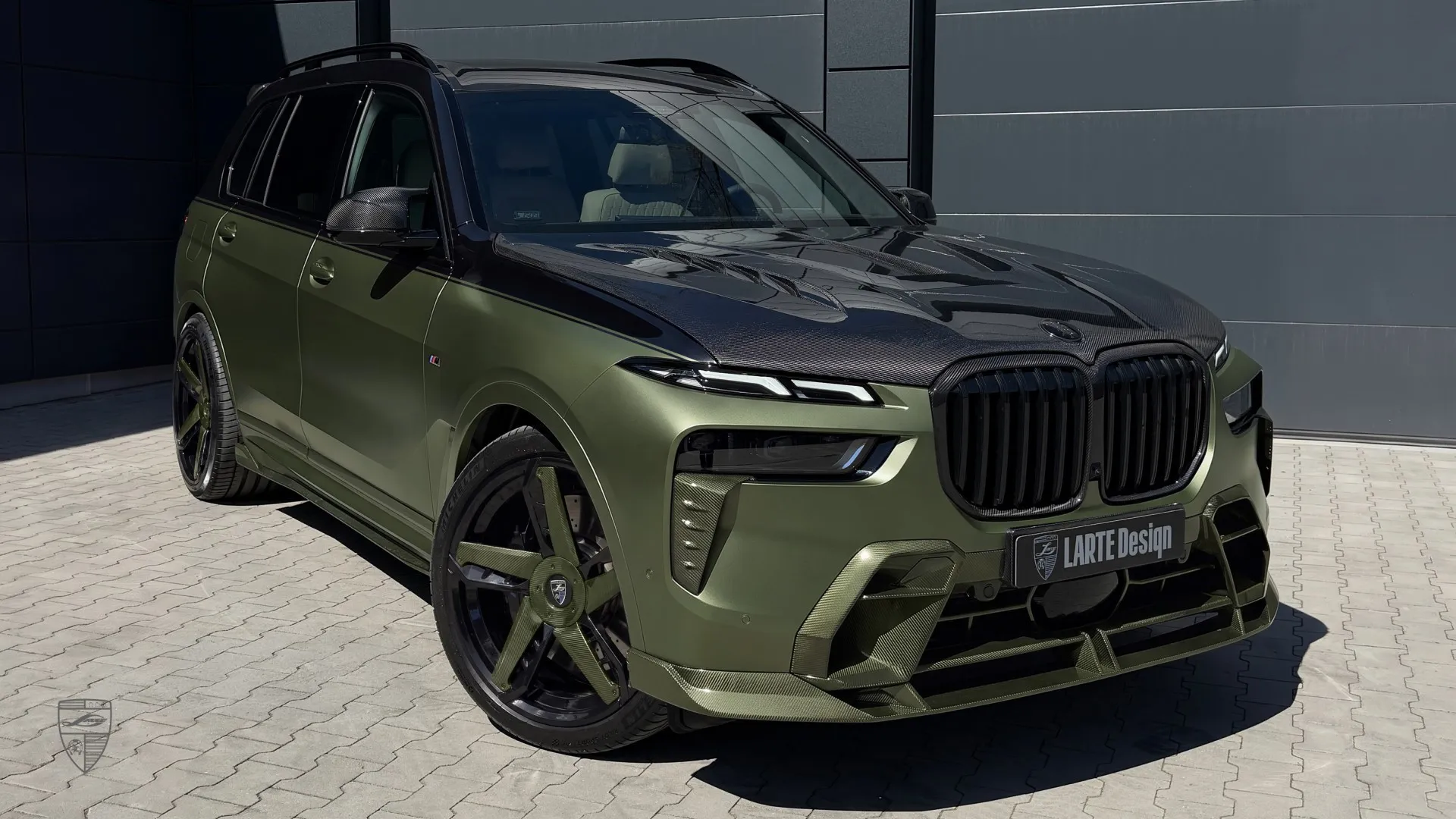 BMW X7 luxury SUV with custom styling and distinctive exterior upgrades